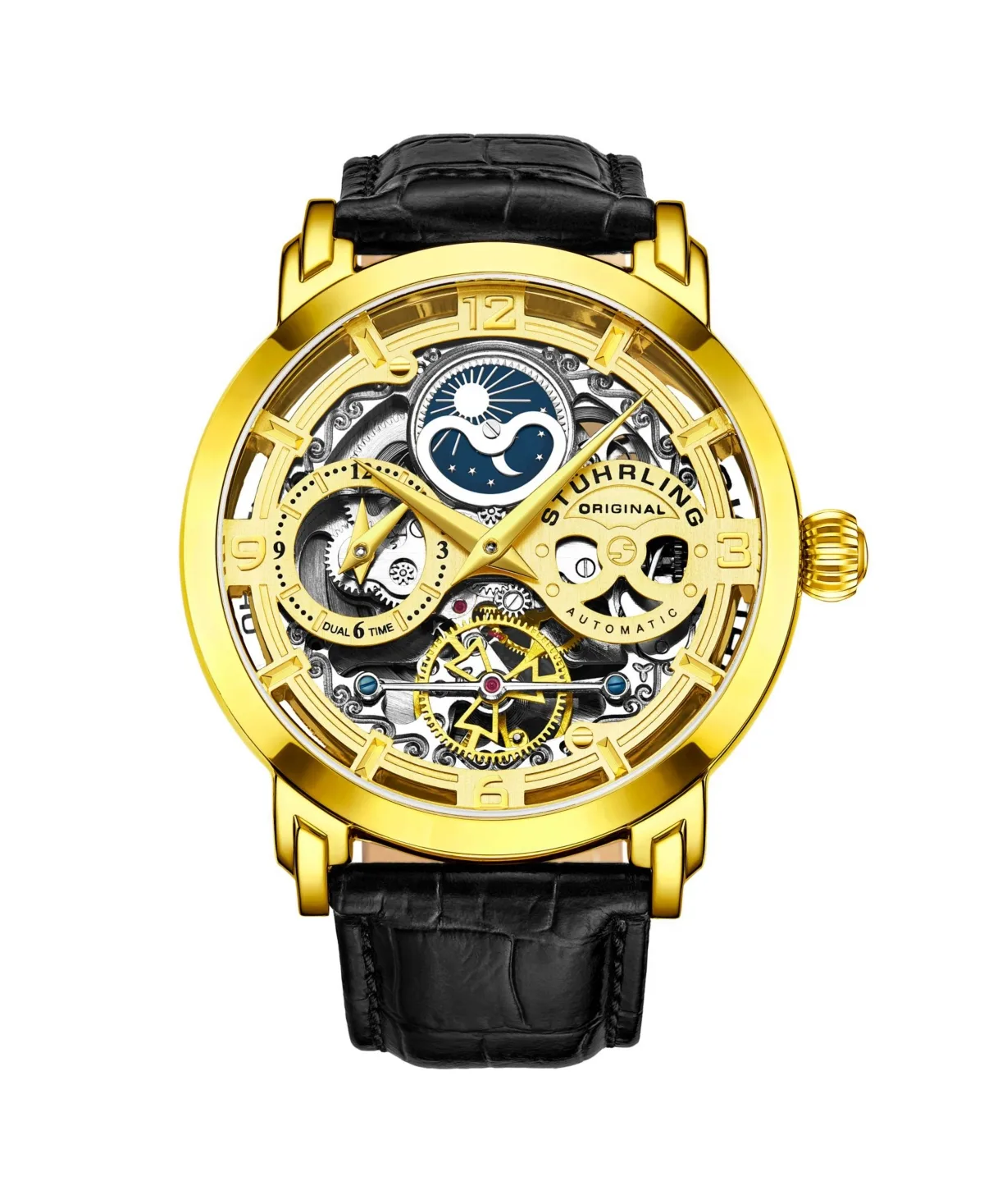 Leather Strap Watch 47mm by Stuhrling