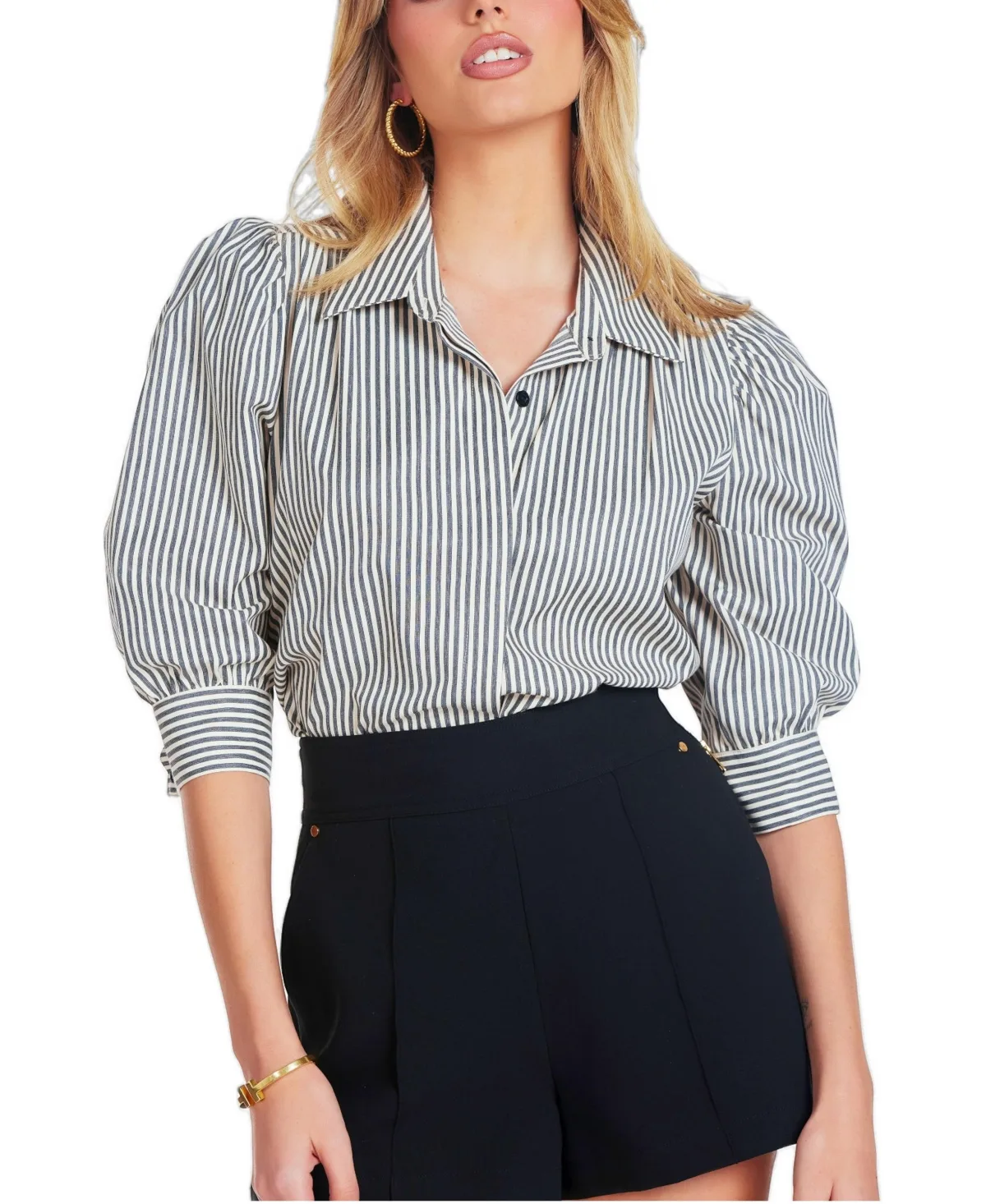 Cate Ruched Sleeve Top by Bishop  Young
