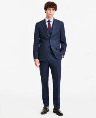 Modern Fit Wool Th Flex Stretch Suit Separates with Vest by Tommy Hilfiger