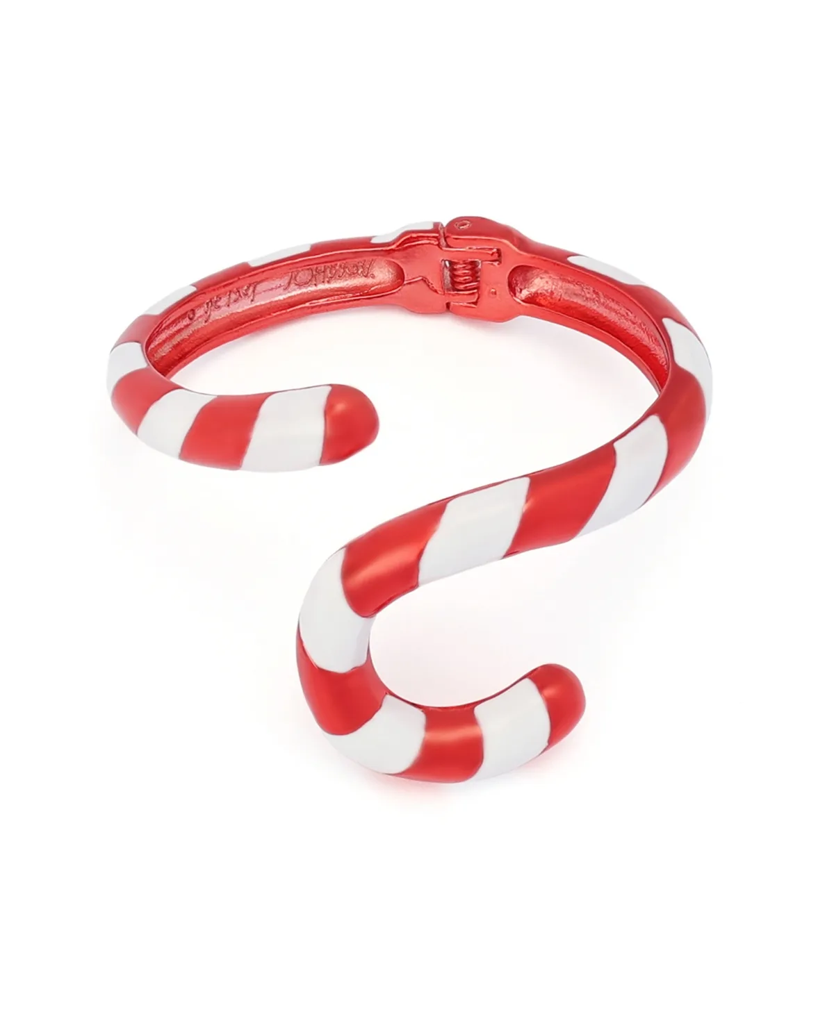 Gold-Tone Candy Cane Bracelet by Betsey Johnson