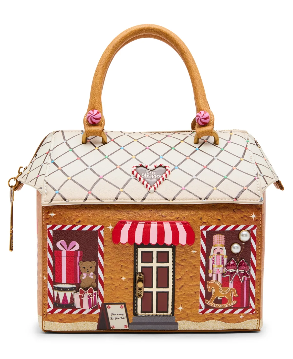 Treat Me Right Small Satchel Handbag by Betsey Johnson