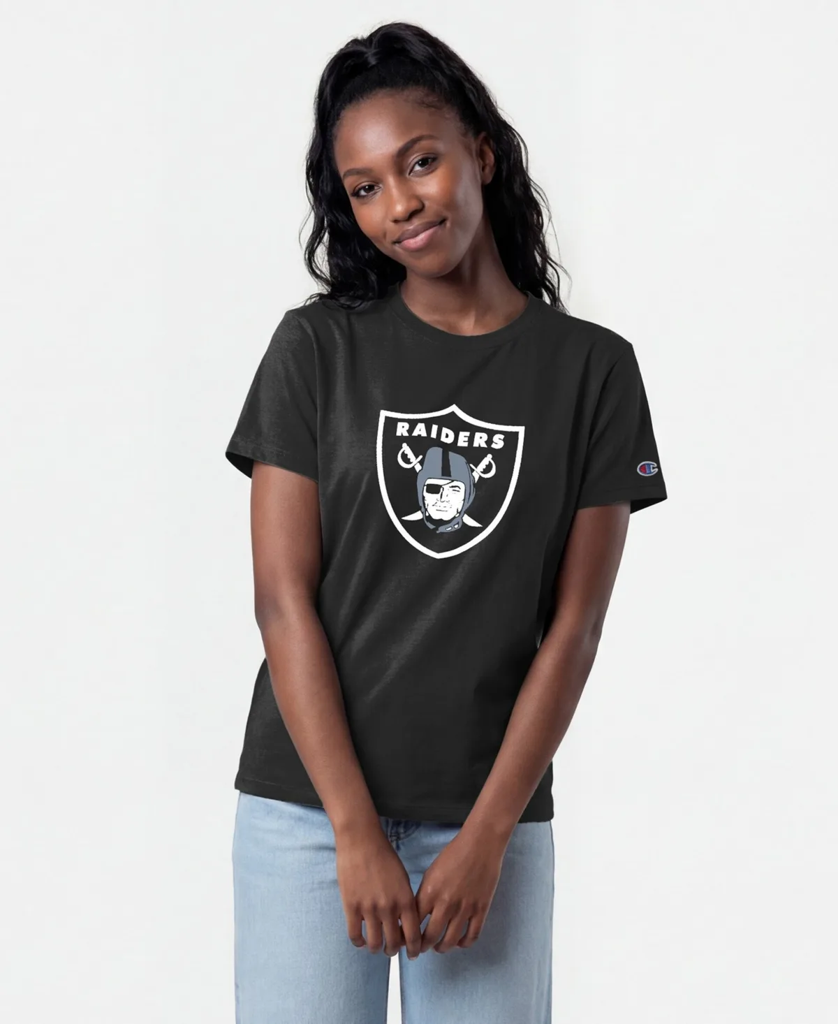 Las Vegas Raiders Logo T-Shirt by Champion