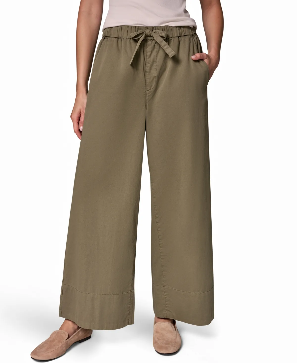 The Bali Relaxed Beach Pant Wide-Leg Drawstring Pants