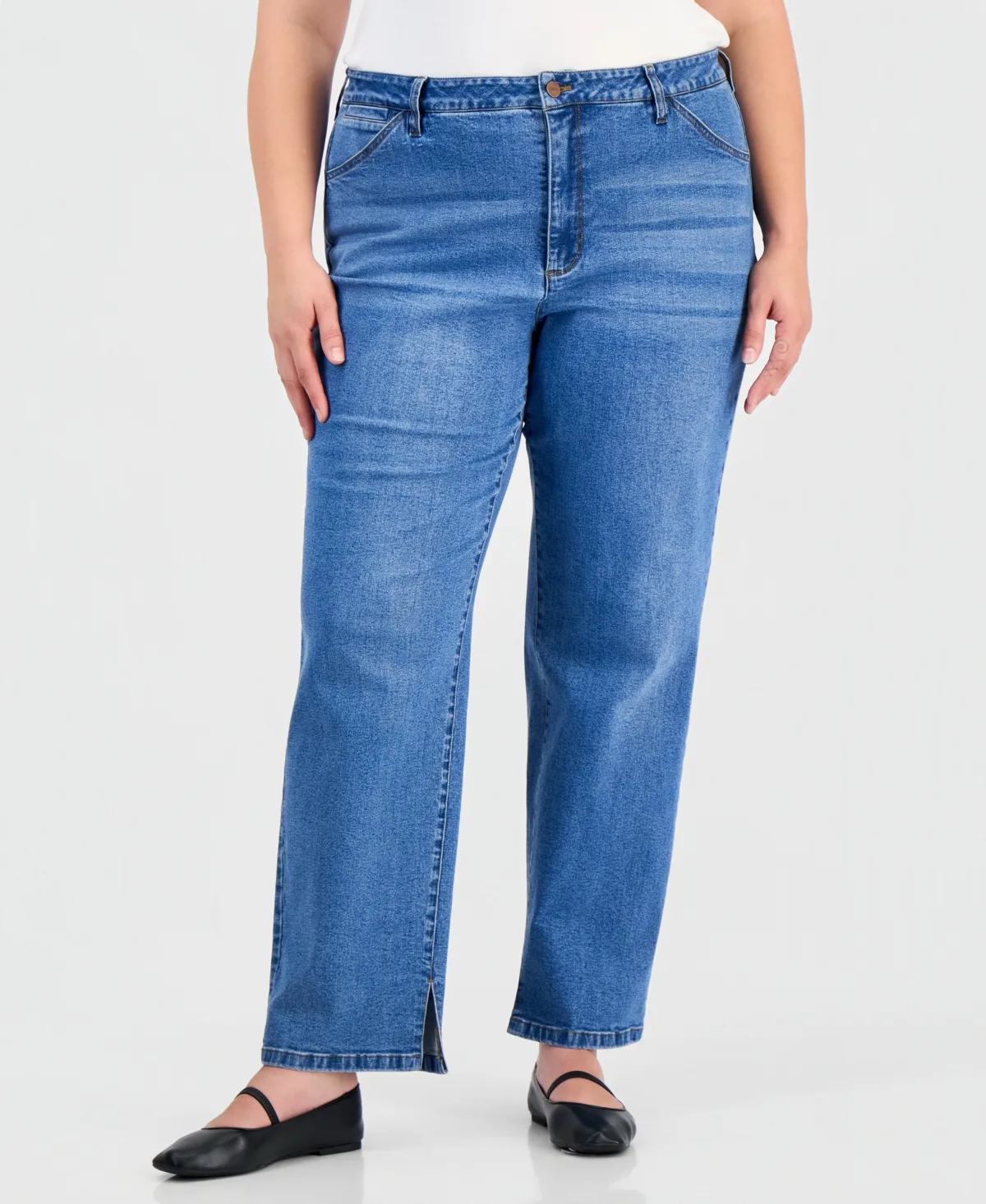 Mid-Rise Slim Jeans by Jones New York