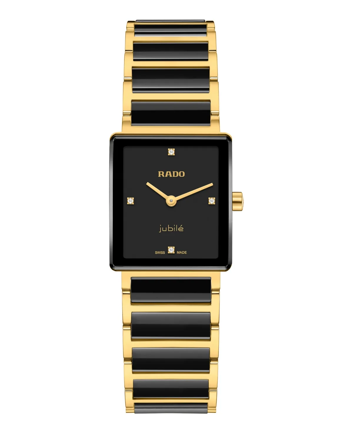 Swiss Quartz Integral Two-Tone Ceramic and Stainless Steel Watch 23mm by Rado