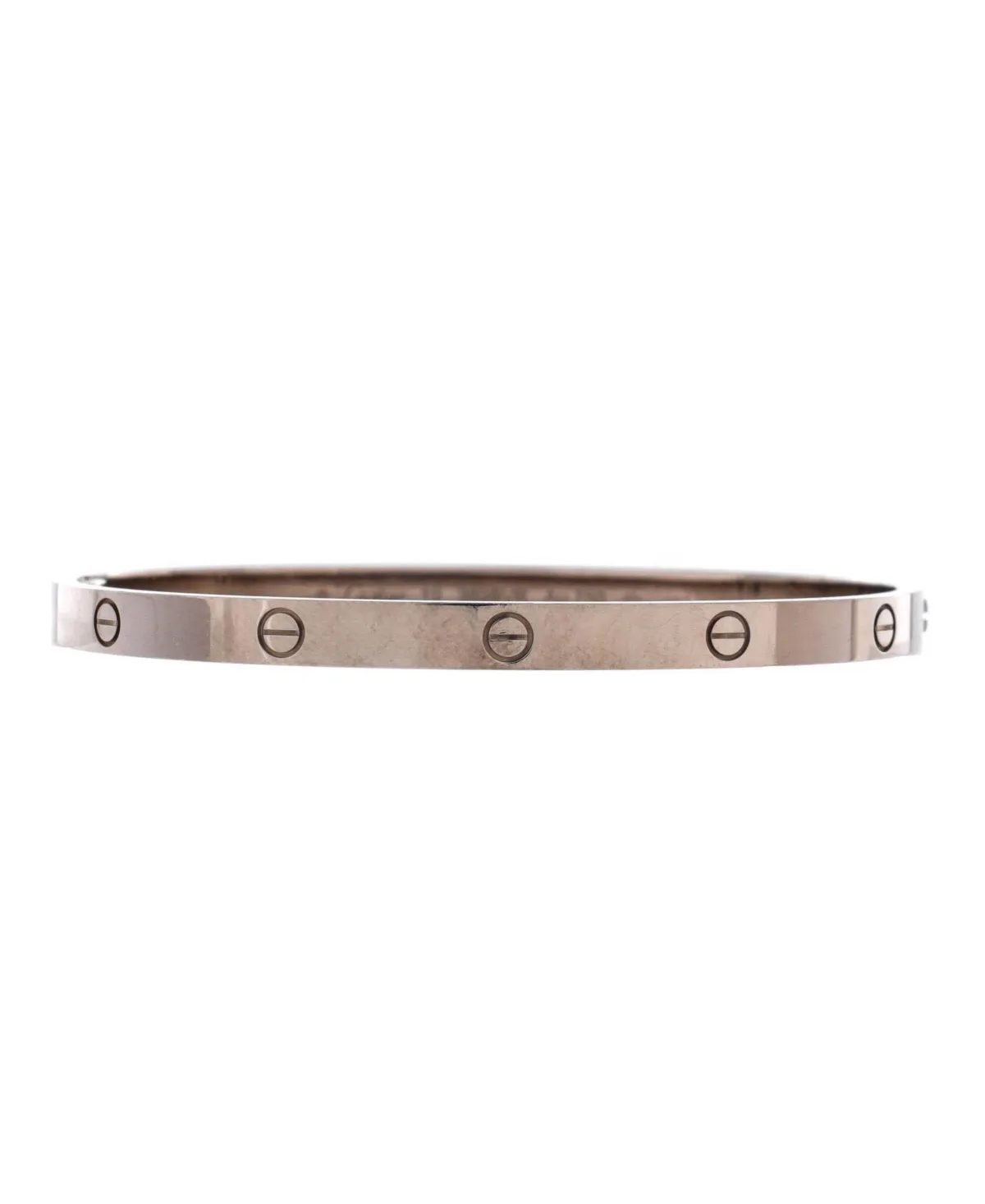 Pre-Owned Cartier Love Bangle in 18K White Gold by Cartier's