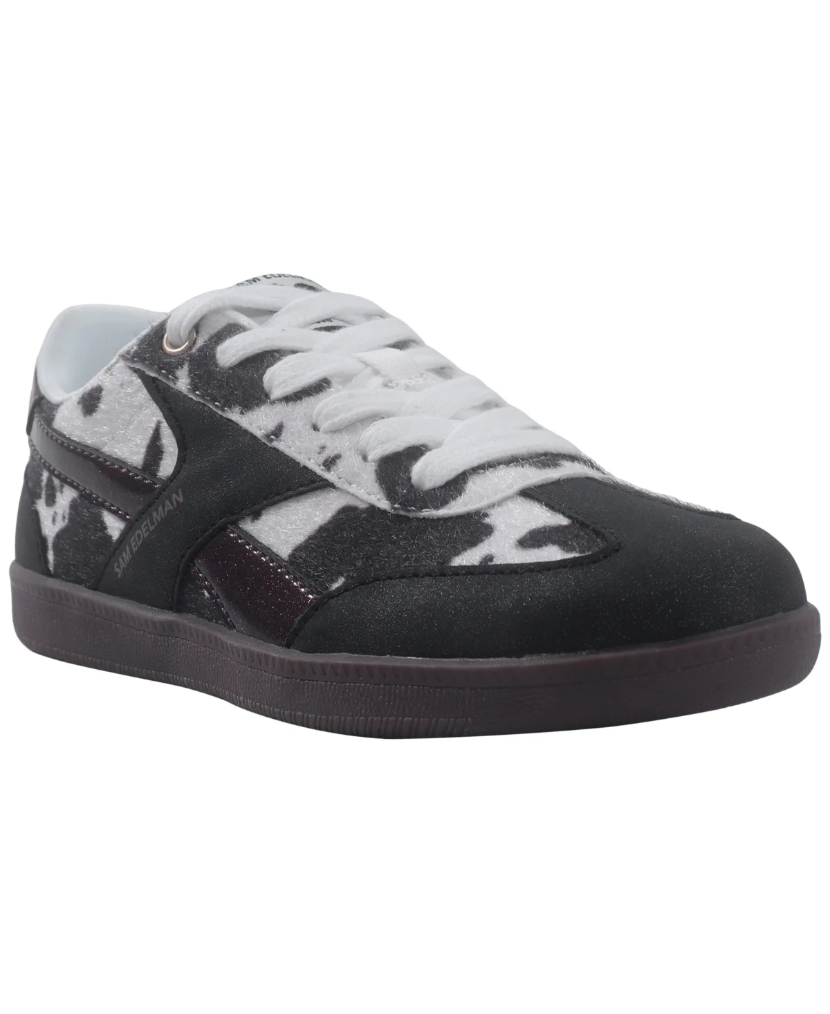 Lenny Lee Cow-Print Sneakers by Sam Edelman