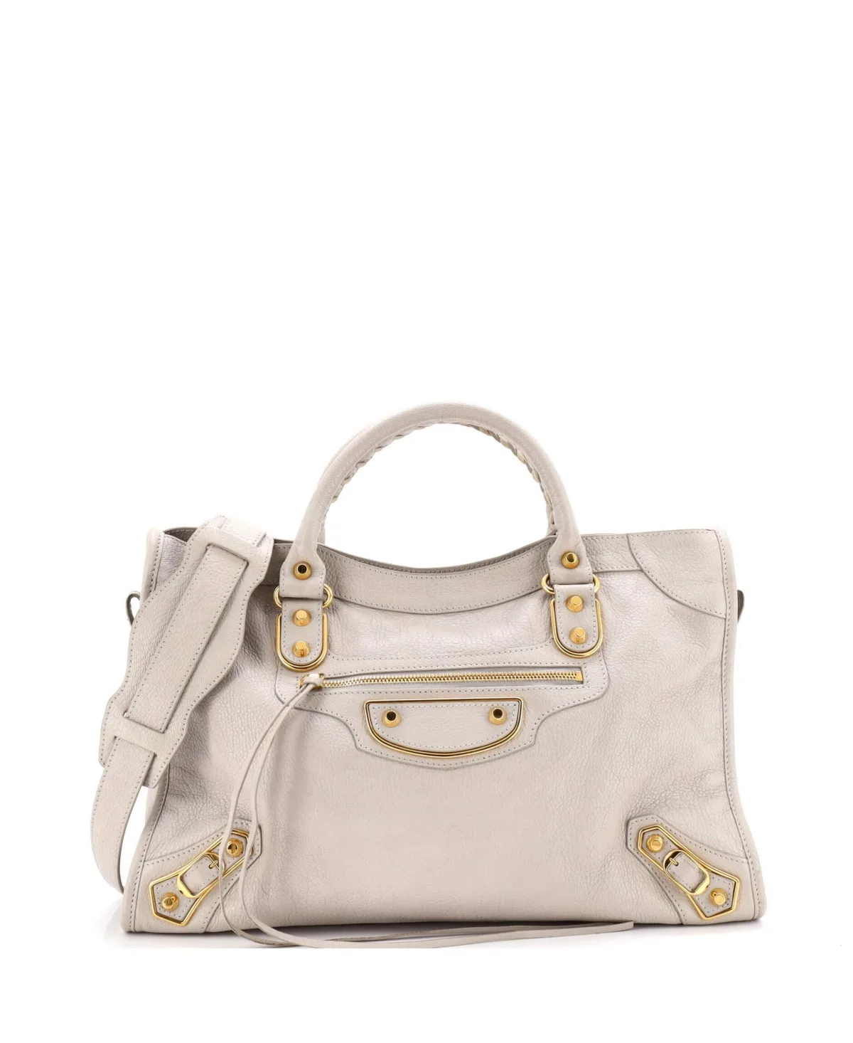 Pre-Owned Balenciaga Medium City Classic Metallic Edge Bag Leather by Balenciaga