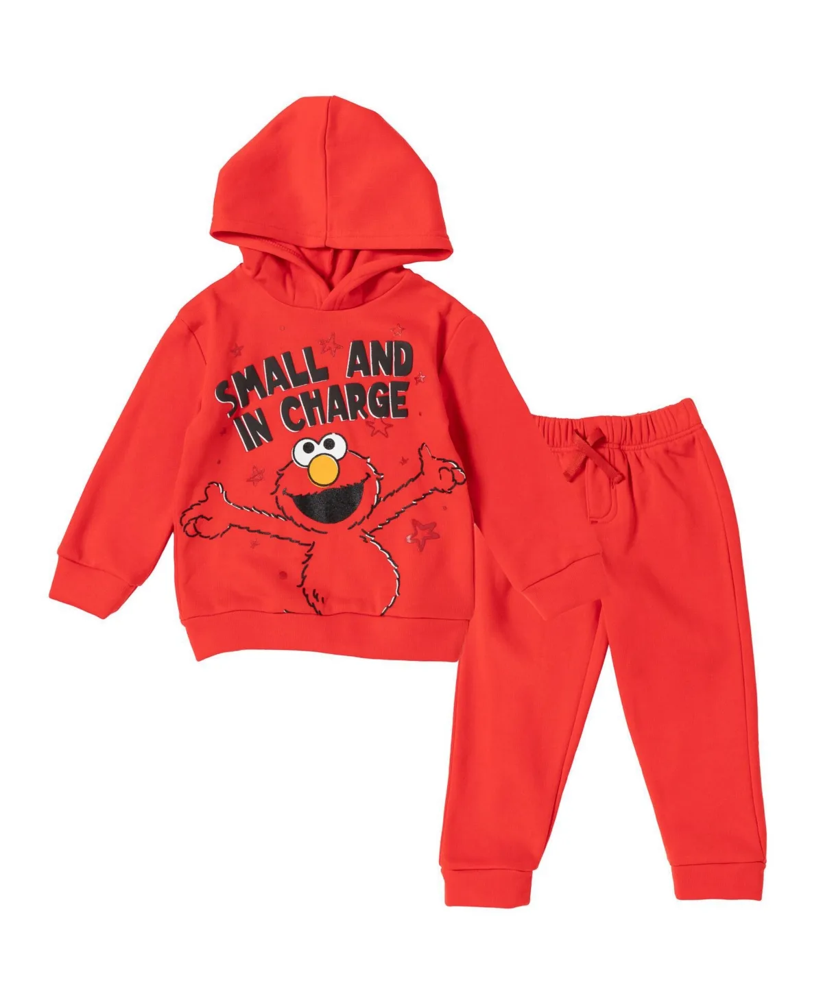 Sesame Street Elmo Cookie Monster Fleece Pullover Hoodie and Pants Outfit Set by Sesame Street