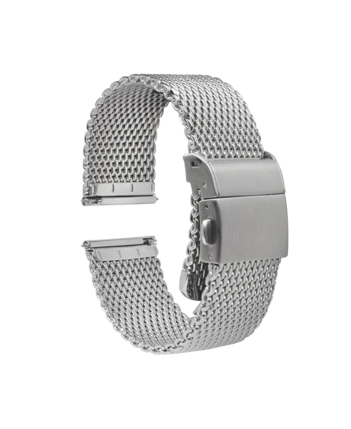 Apple Mesh Milanese Watch Band - 22mm 316L Stainless Steel Mirror Polish by Barton Watch Bands