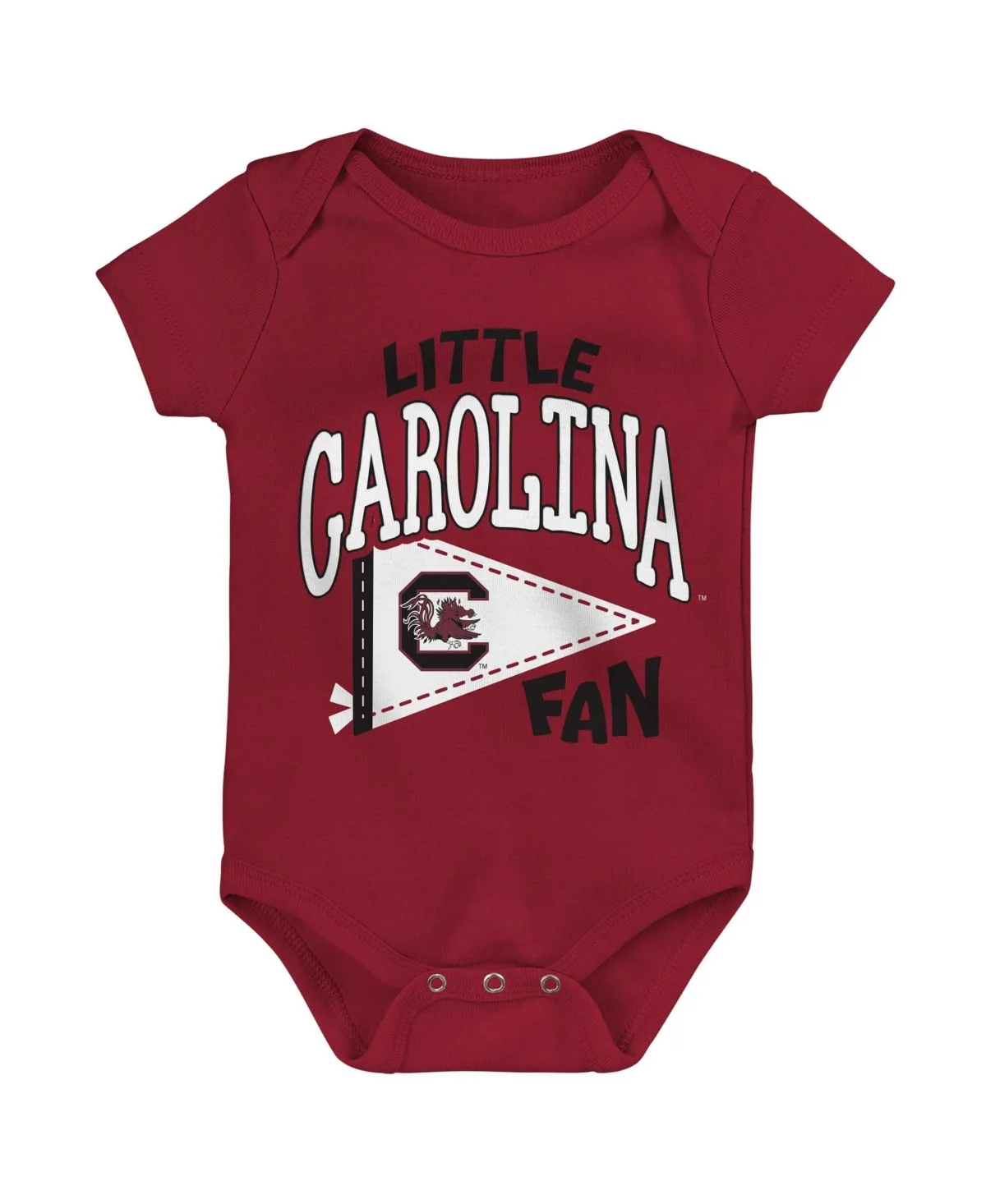 Little Banner South Carolina Gamecocks Short-Sleeve Bodysuit by Outerstuff