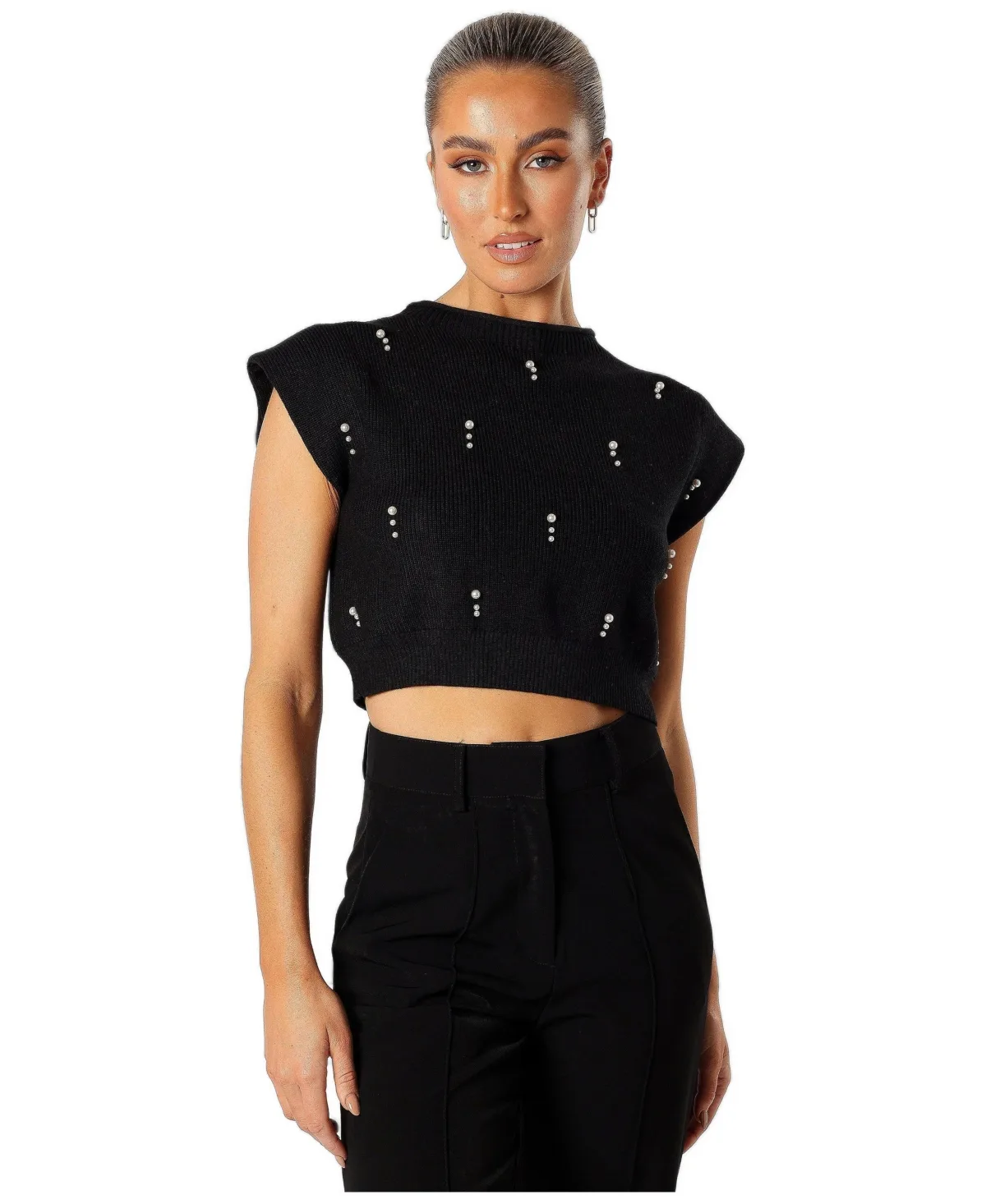 Malani Beaded Sleeveless Top by Petal and Pup