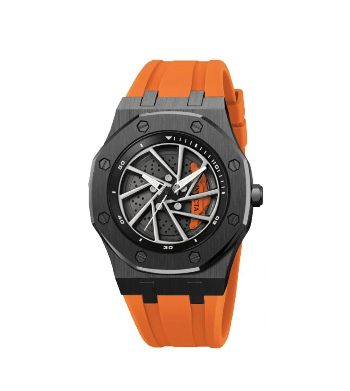 Quartz Water-Resistant Speedway 69490 Rubber Watch, 42mm by Invicta