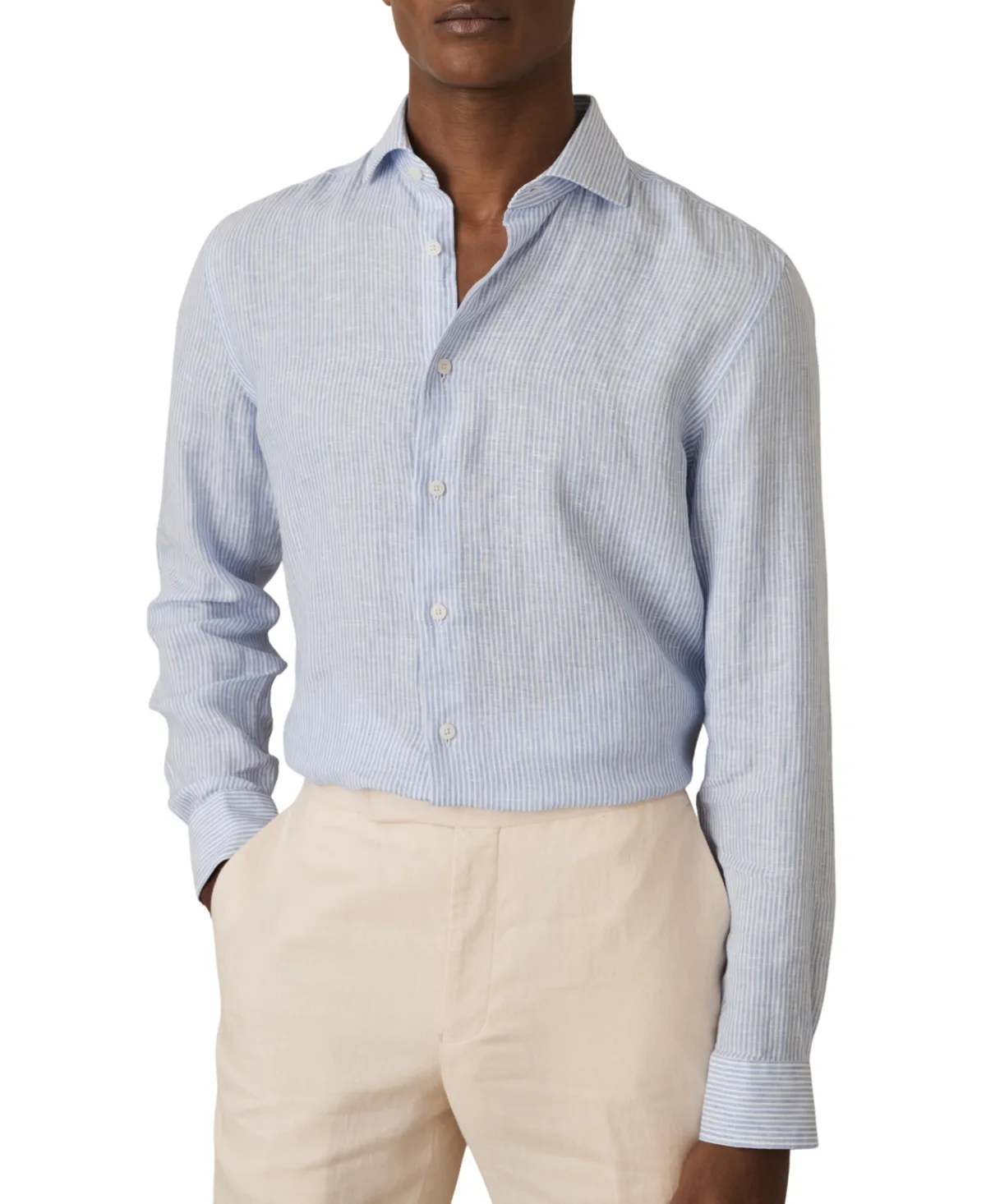Ruban Linen Shirt by Reiss