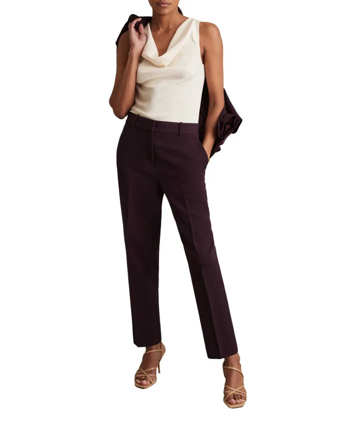 Gabi Slim-Fit Suit Trousers by Reiss