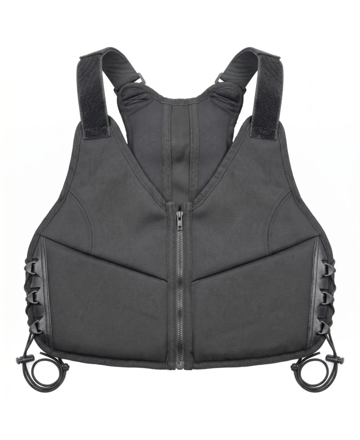10LBS Adjustable Weighted Vest, Breathable No-Bounce Workout Vest with Zipper and Lace-Up for Running Walking Strength Training by Echtpeak