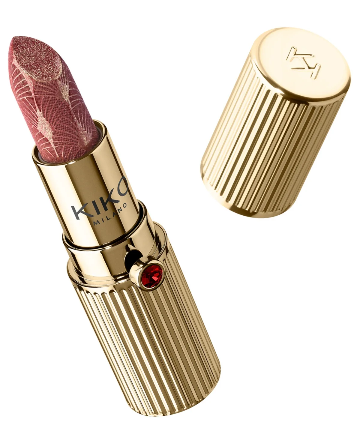 Sparkle Statement Sparkling Lipstick, 0.01 oz. - 02 - Mauve Sunburst by Kiko Milano