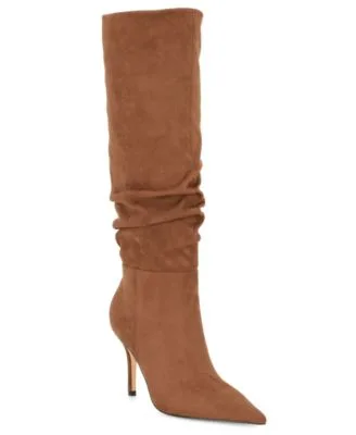 Giorah Tall Slouch Stiletto Dress Boots Regular Wide Calf by Nine West