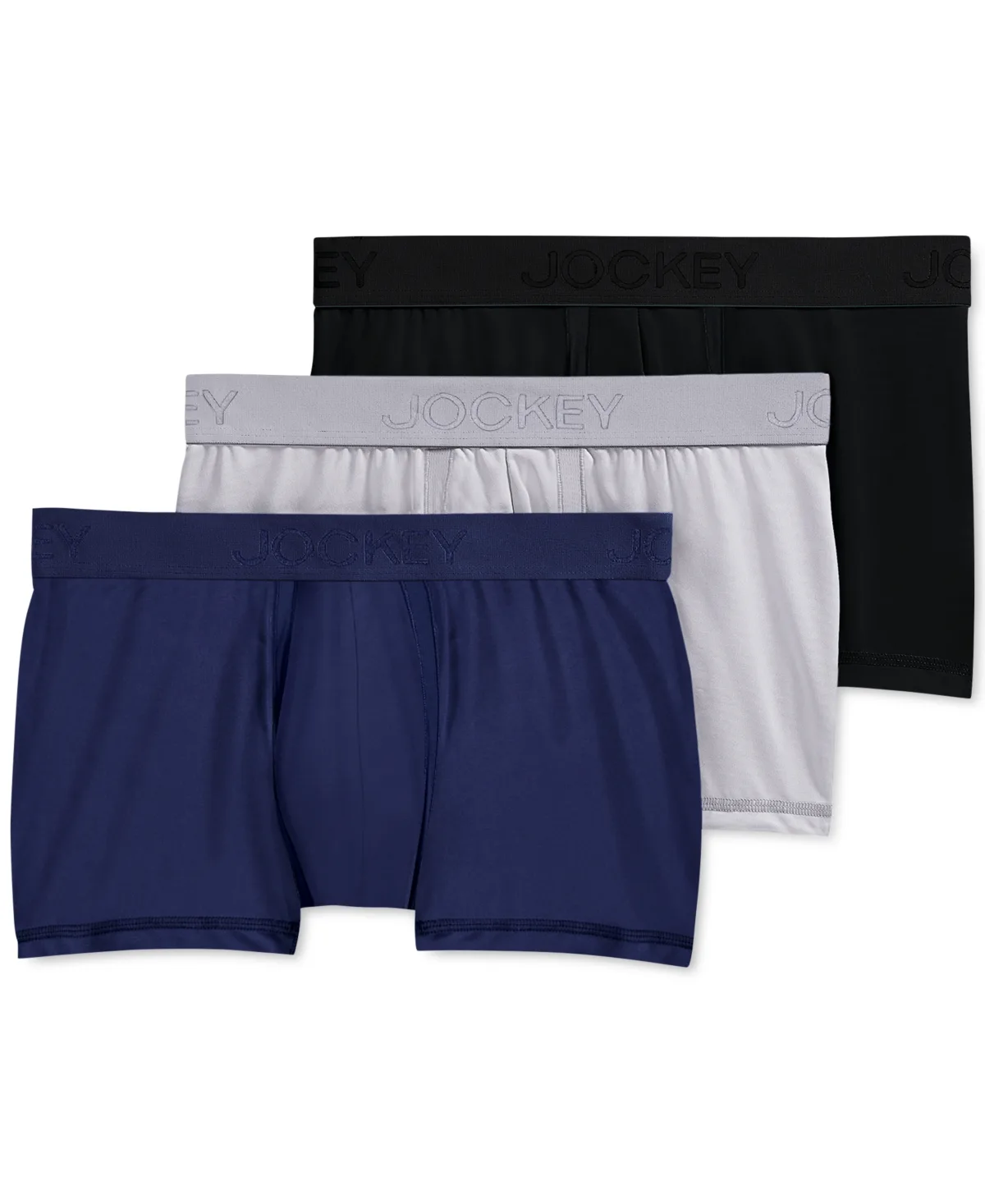 Chafe Proof Pouch Cotton Stretch Trunk, Pack of 3 by Jockey