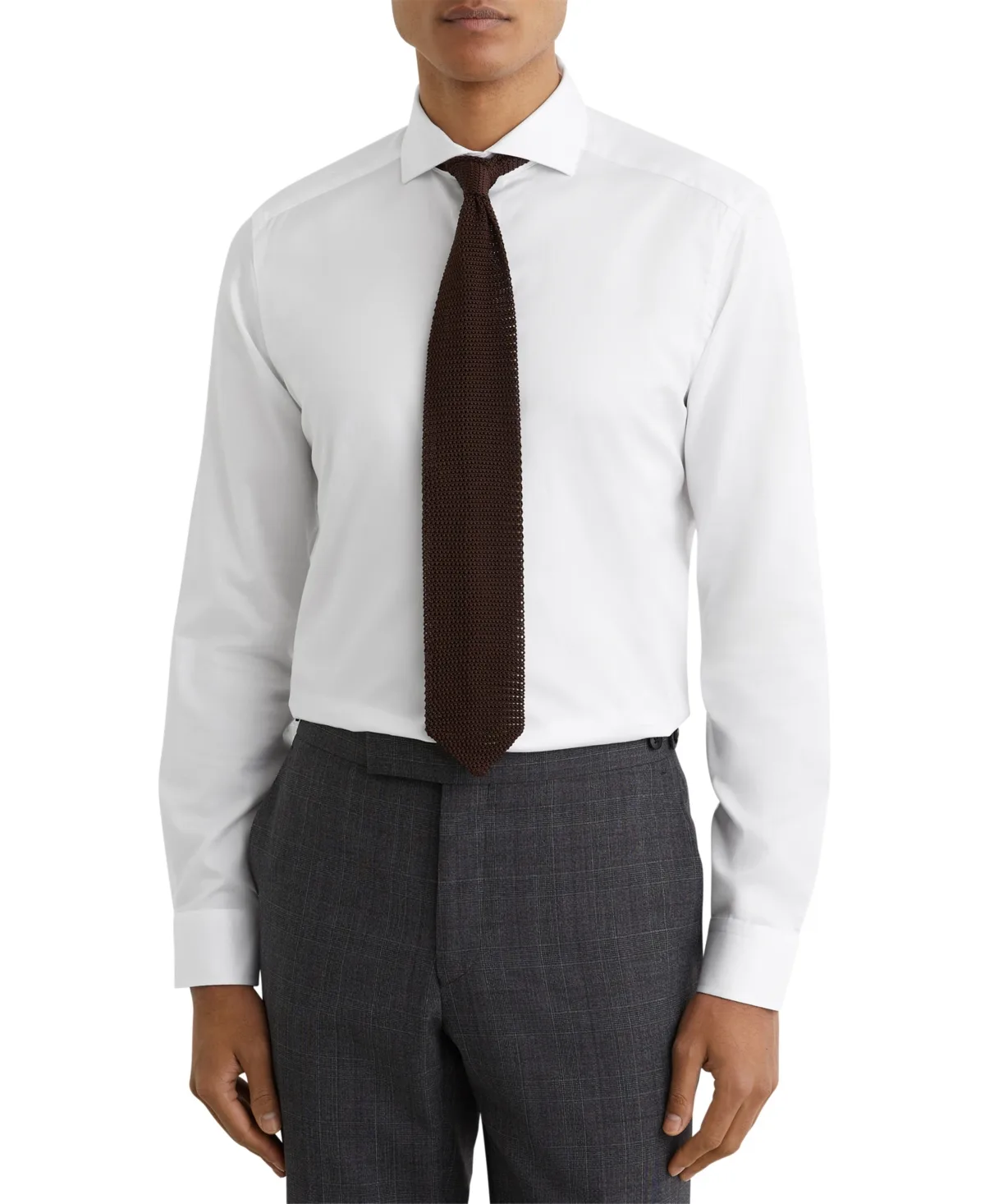 Storm Slim Cotton-Twill Two-Fold Slim-Fit Dress Shirt by Reiss