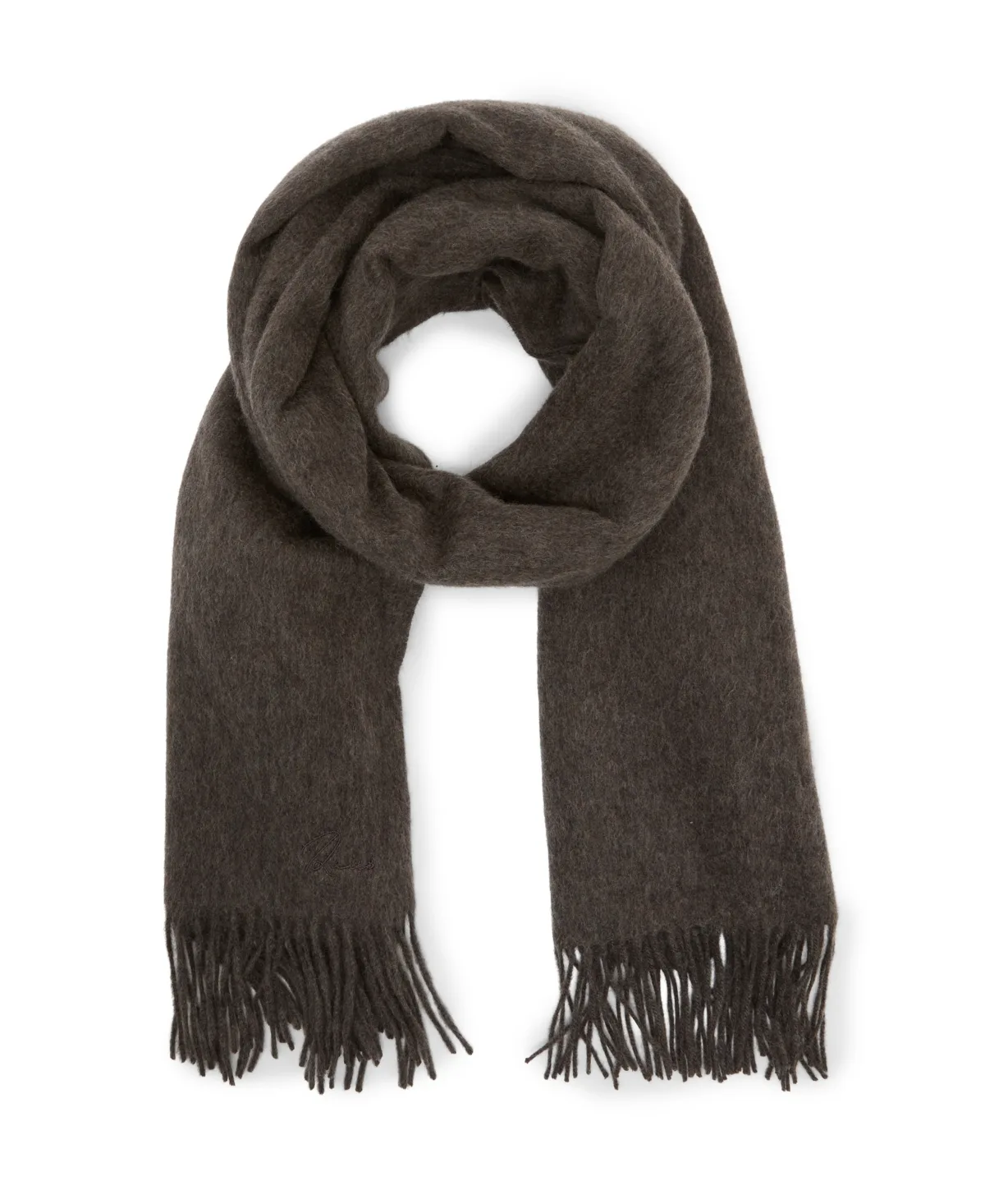 Picton Fringed Wool-Cashmere Blend Blanket Scarf