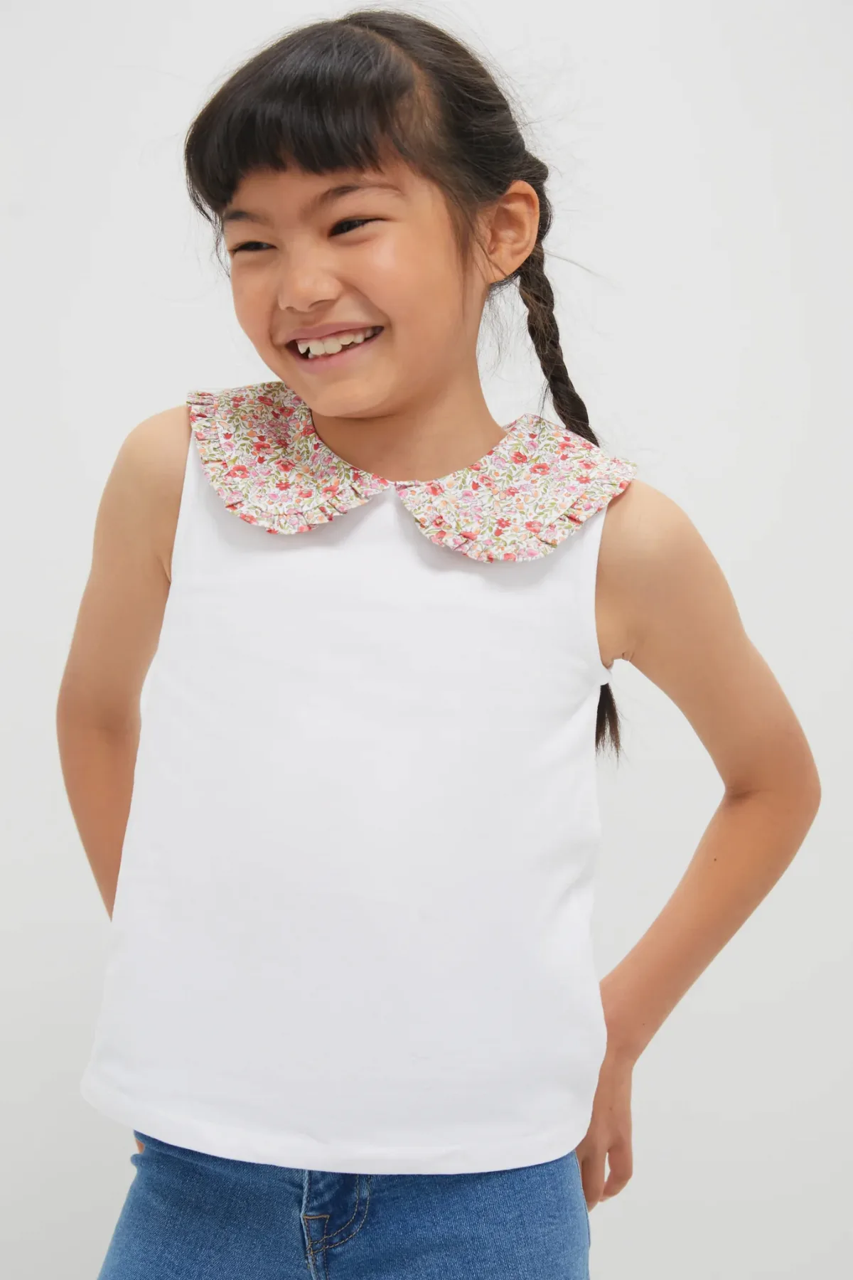Red Floral Florentina Top by La Coqueta