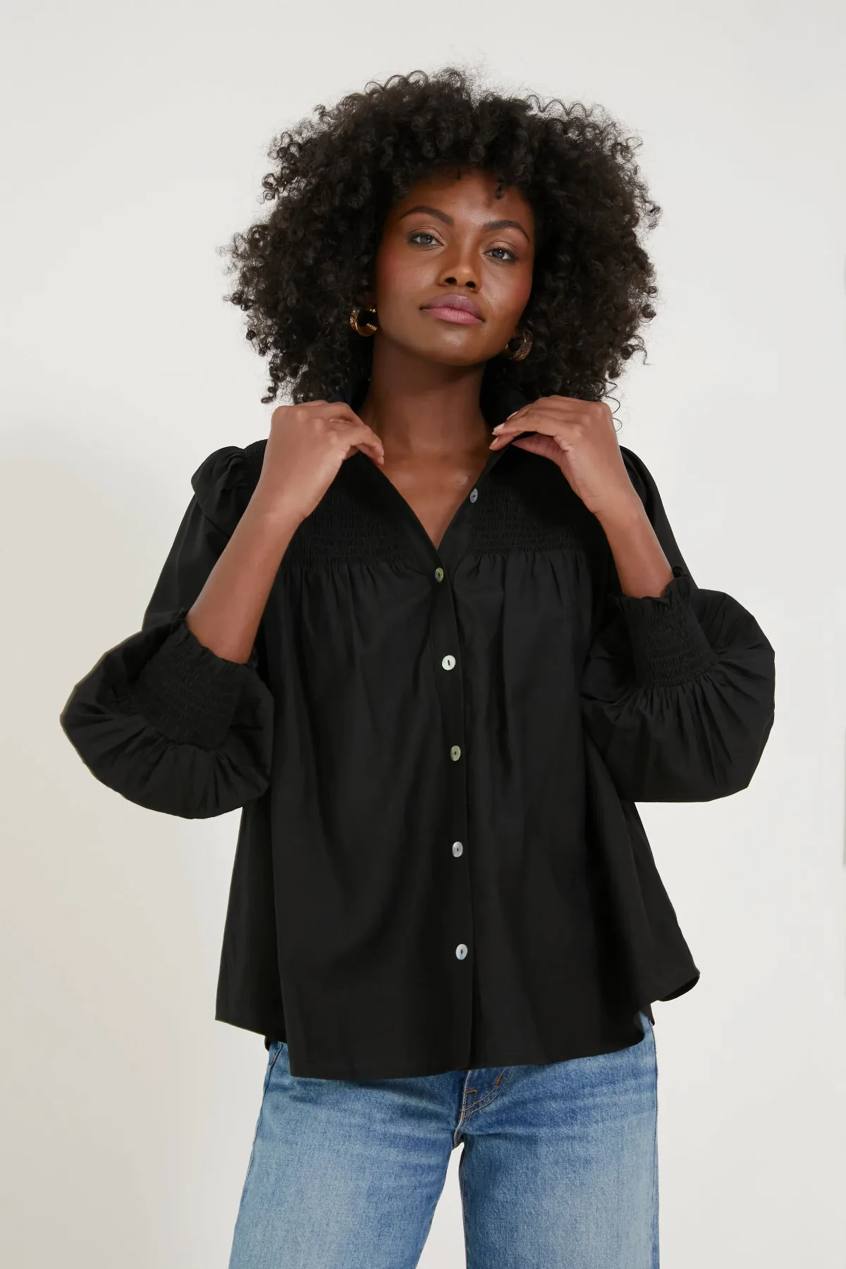 Jaia Smocked Blouse by Pomander Place