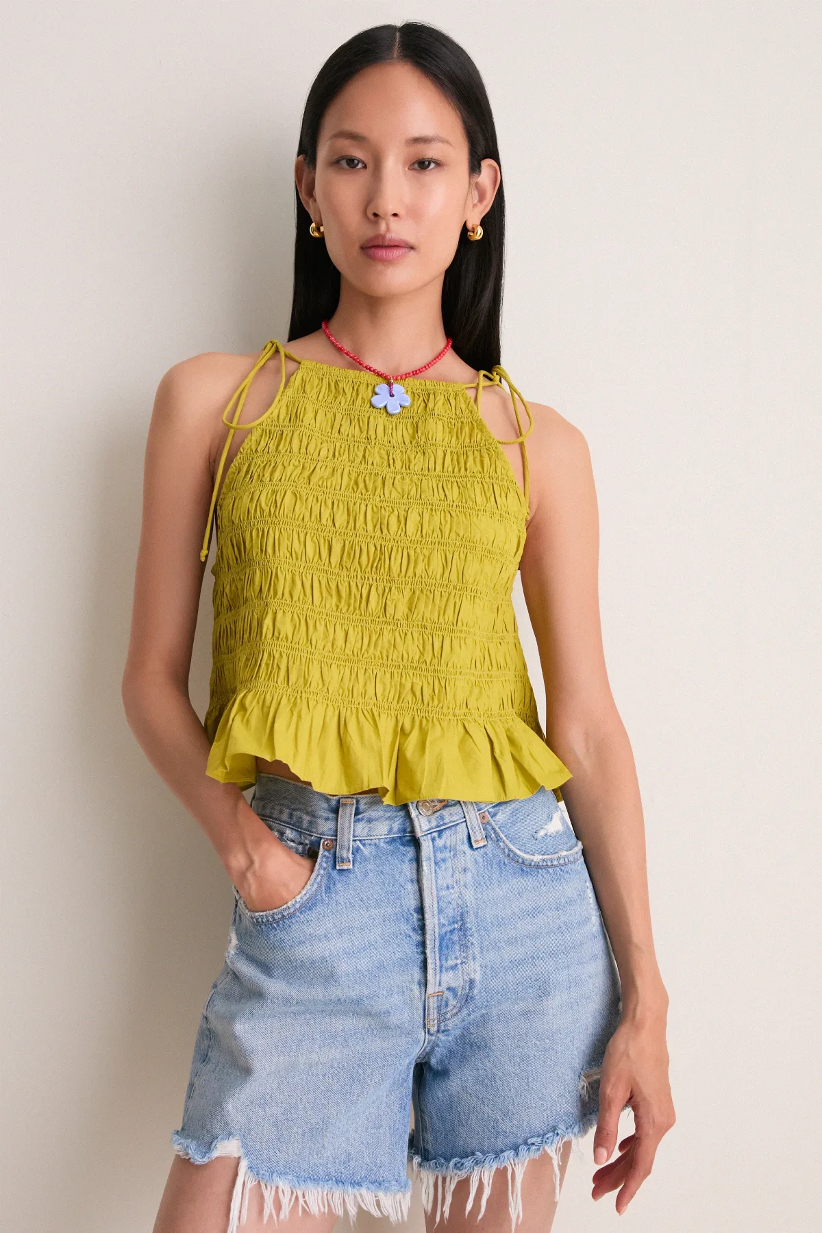 Green Envy Leota Top by Cleobella