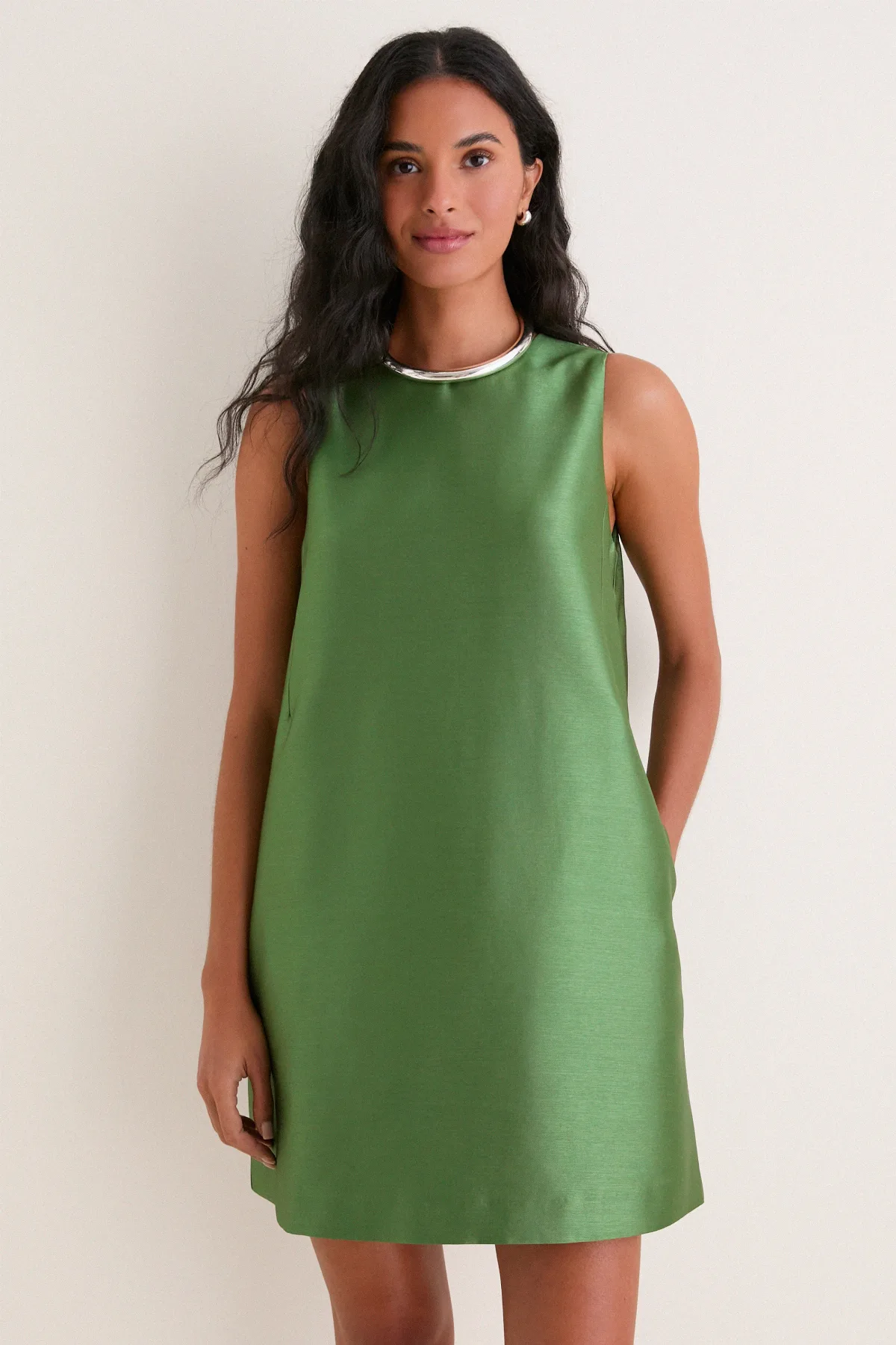 Laurel Dupioni Marlowe Dress by Tuckernuck
