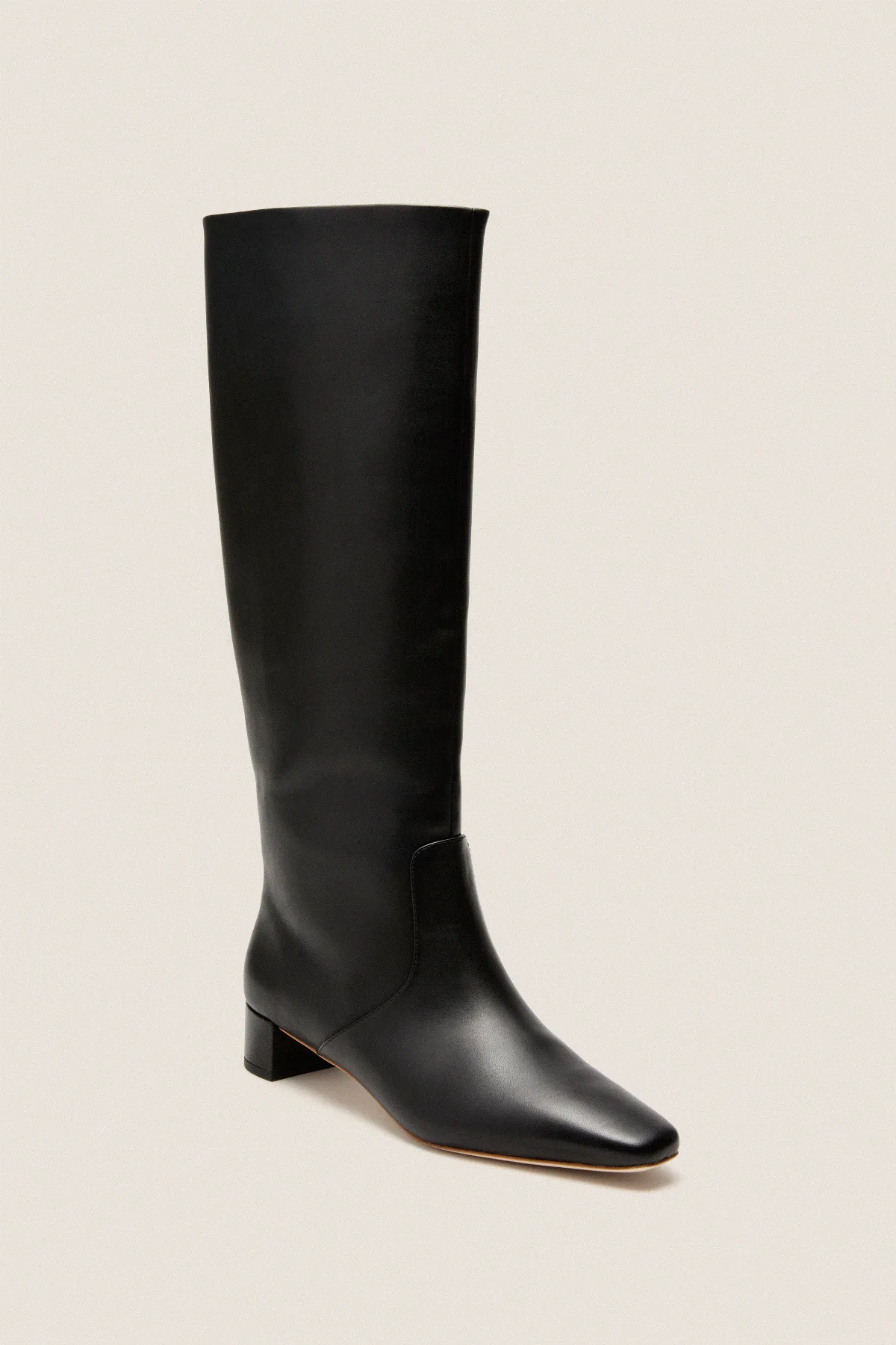 Black Soft Calf Indy Boots by Loeffler Randall
