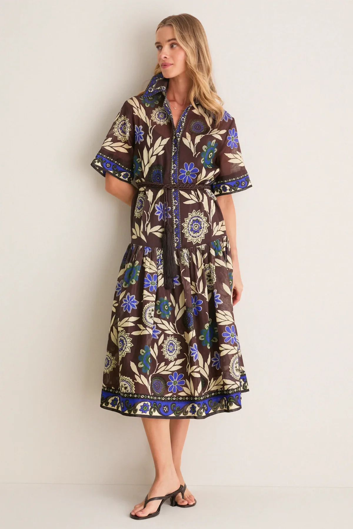 Chocolate Jasper Shirtdress by Alemais