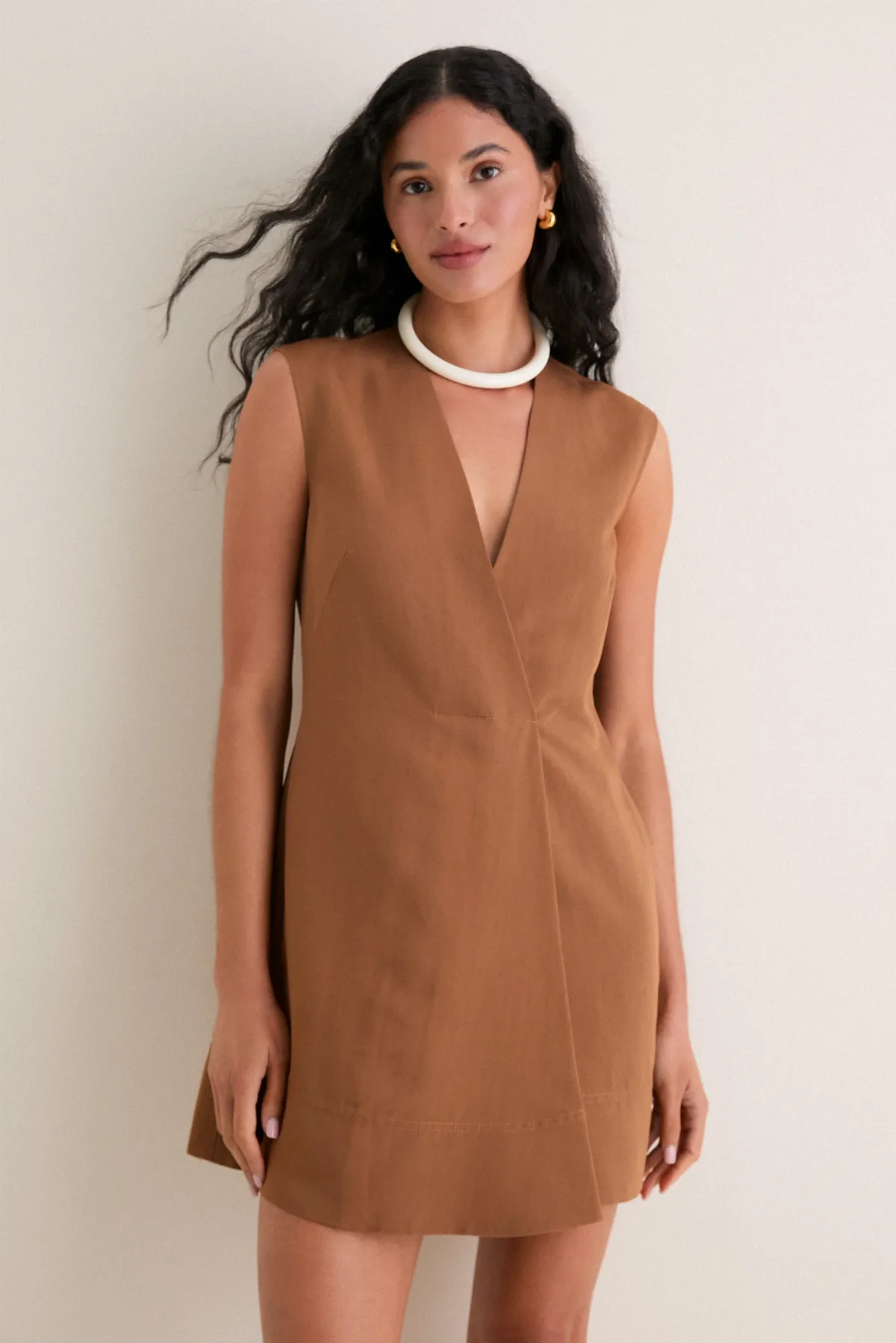 Light Chestnut Wade Mini Dress by A.L.C.