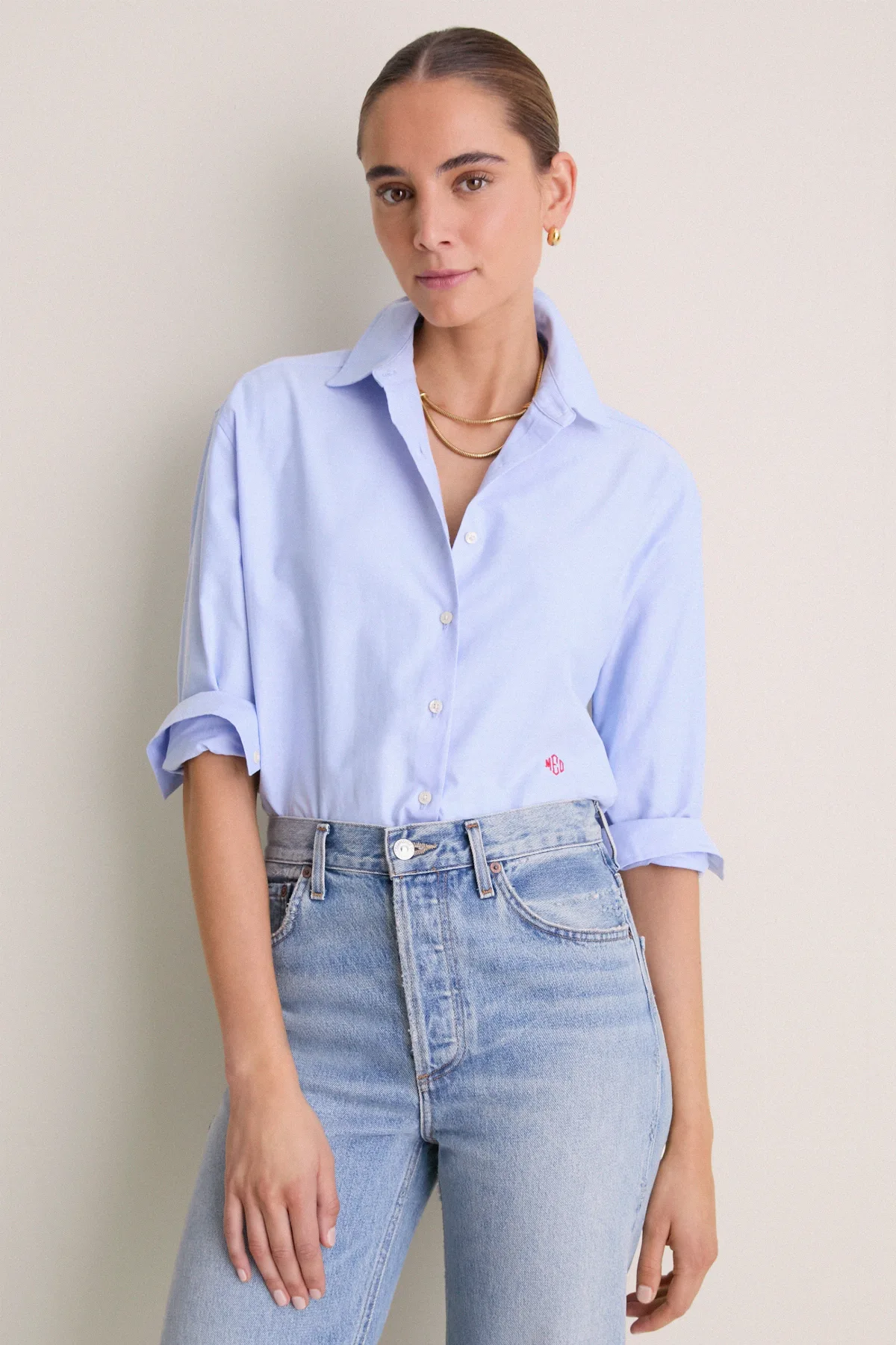Blue Oxford Nadine Button Down by Tuckernuck