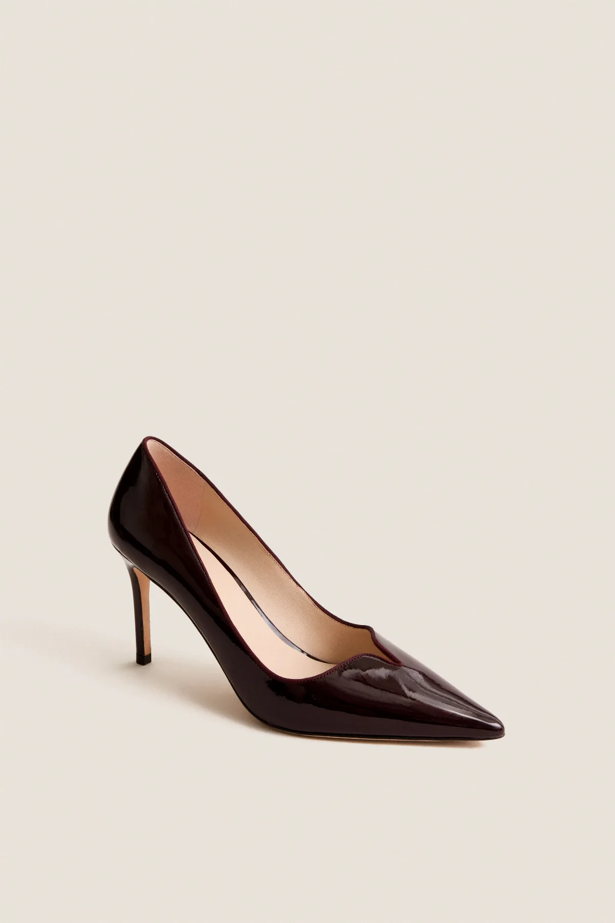 Oxblood Patent Leather Penelope Heels by Tuckernuck Shoes