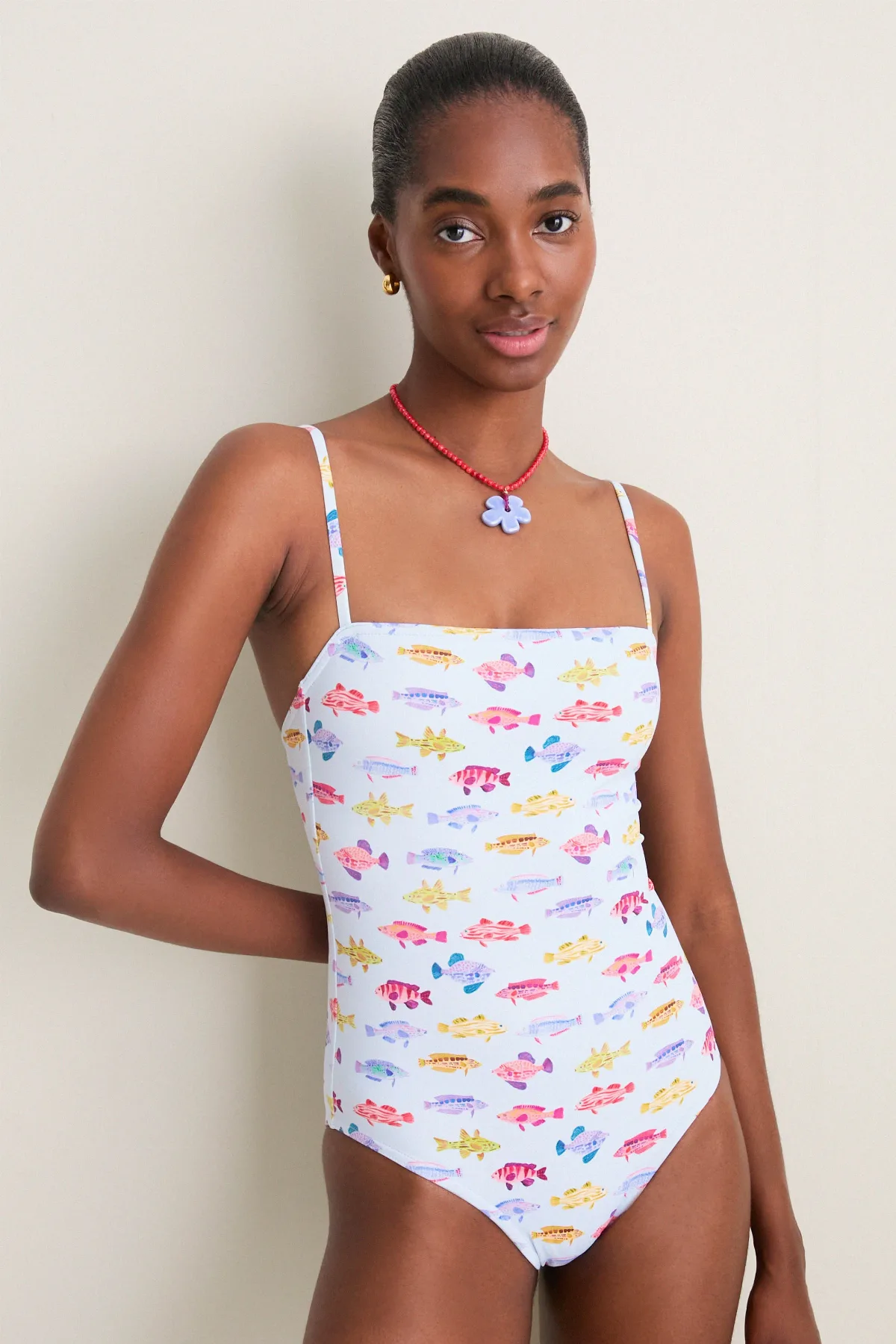 Rainbow Fish Blue Giana One Piece by Hill House Home