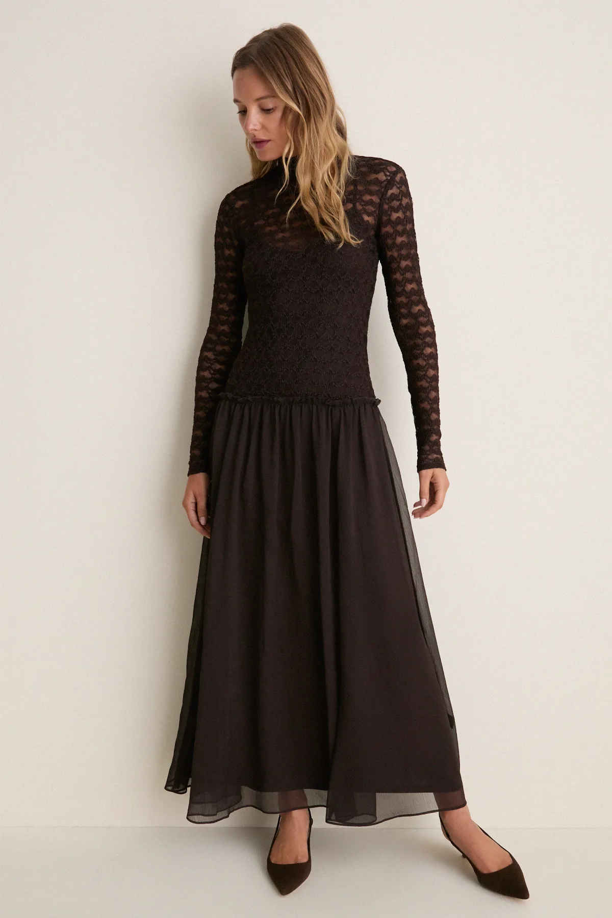 Espresso Camila Midi Dress by ASTR the Label