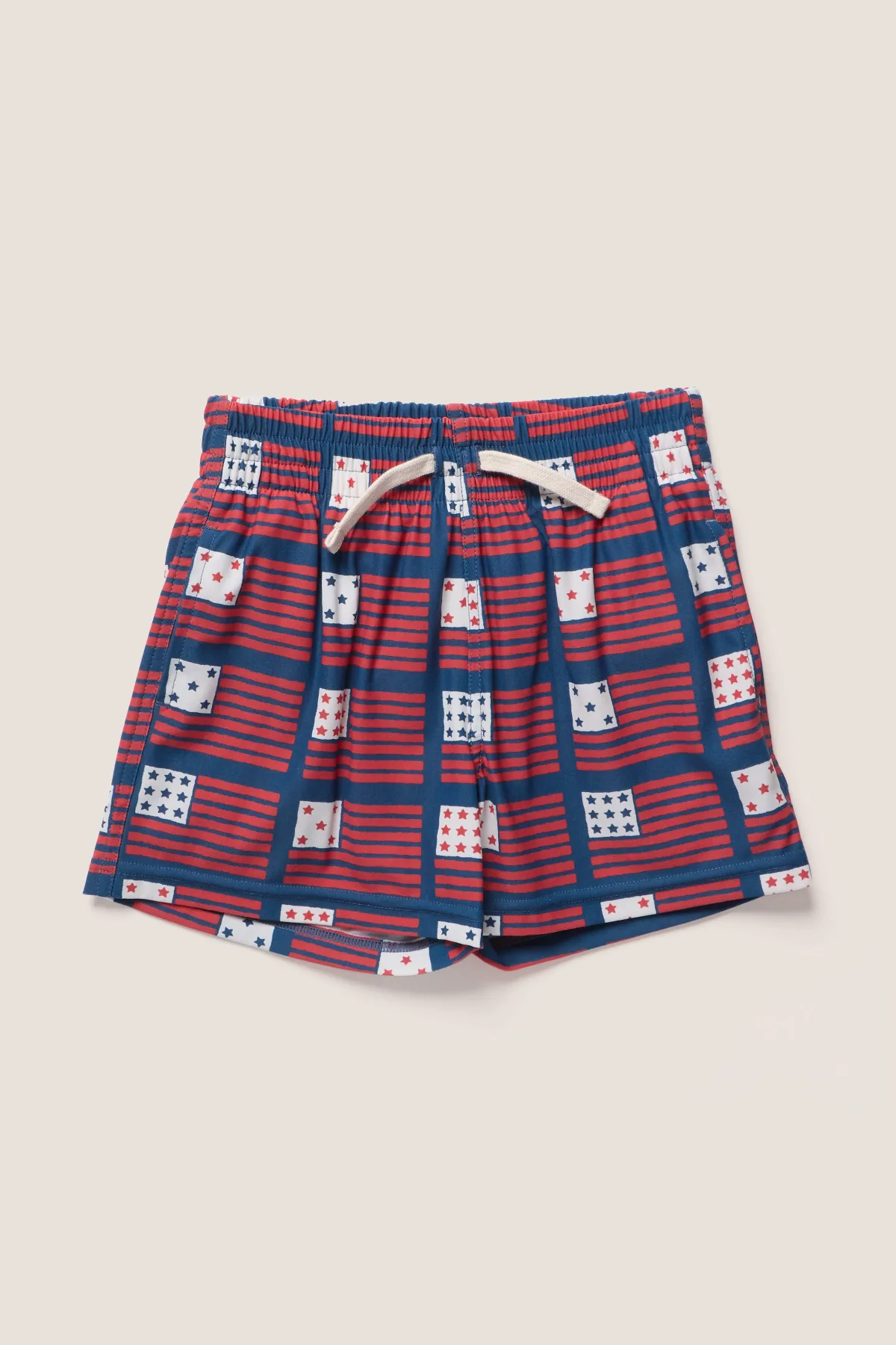 Navy Flag Swim Trunk by Pink Chicken