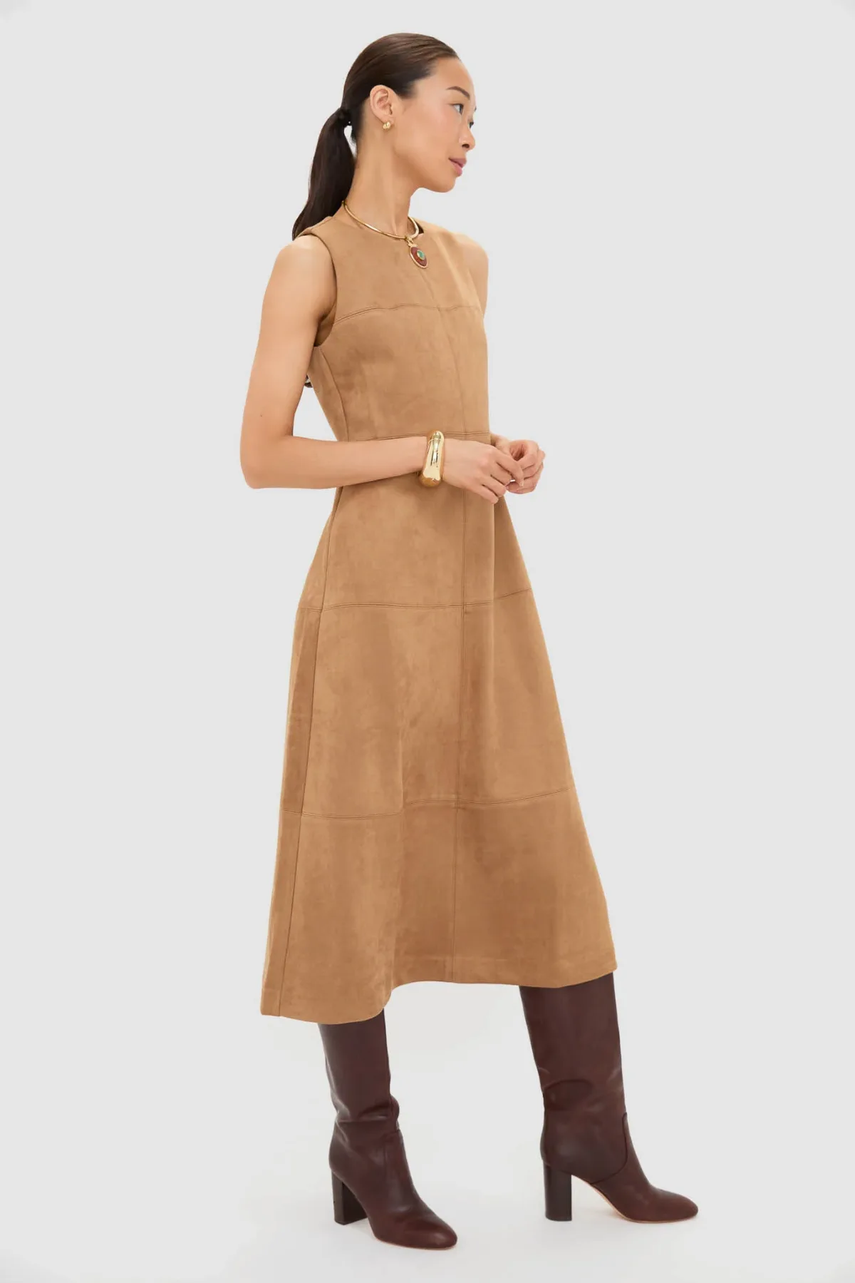 Buck Vegan Suede Manon Dress by Tuckernuck