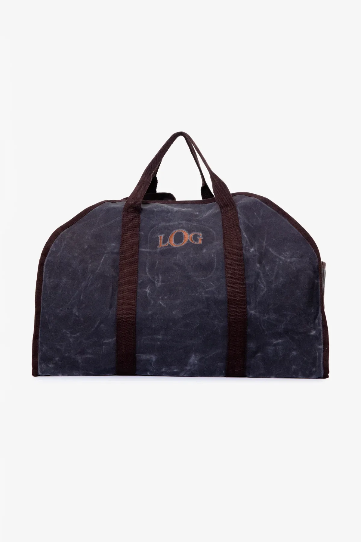 Slate Waxed Canvas Log Carrier by CB Station