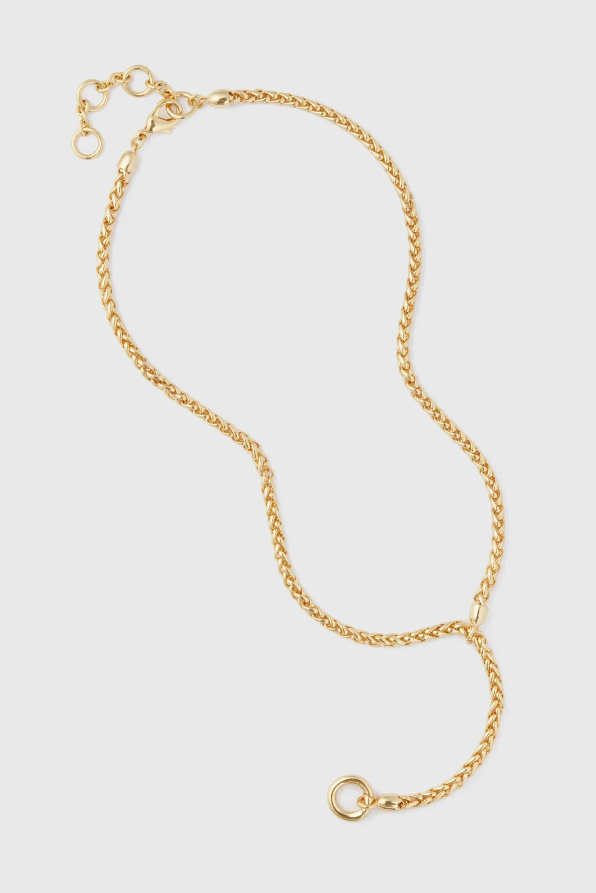 Gold Lariat Necklace by Tuckernuck Jewelry