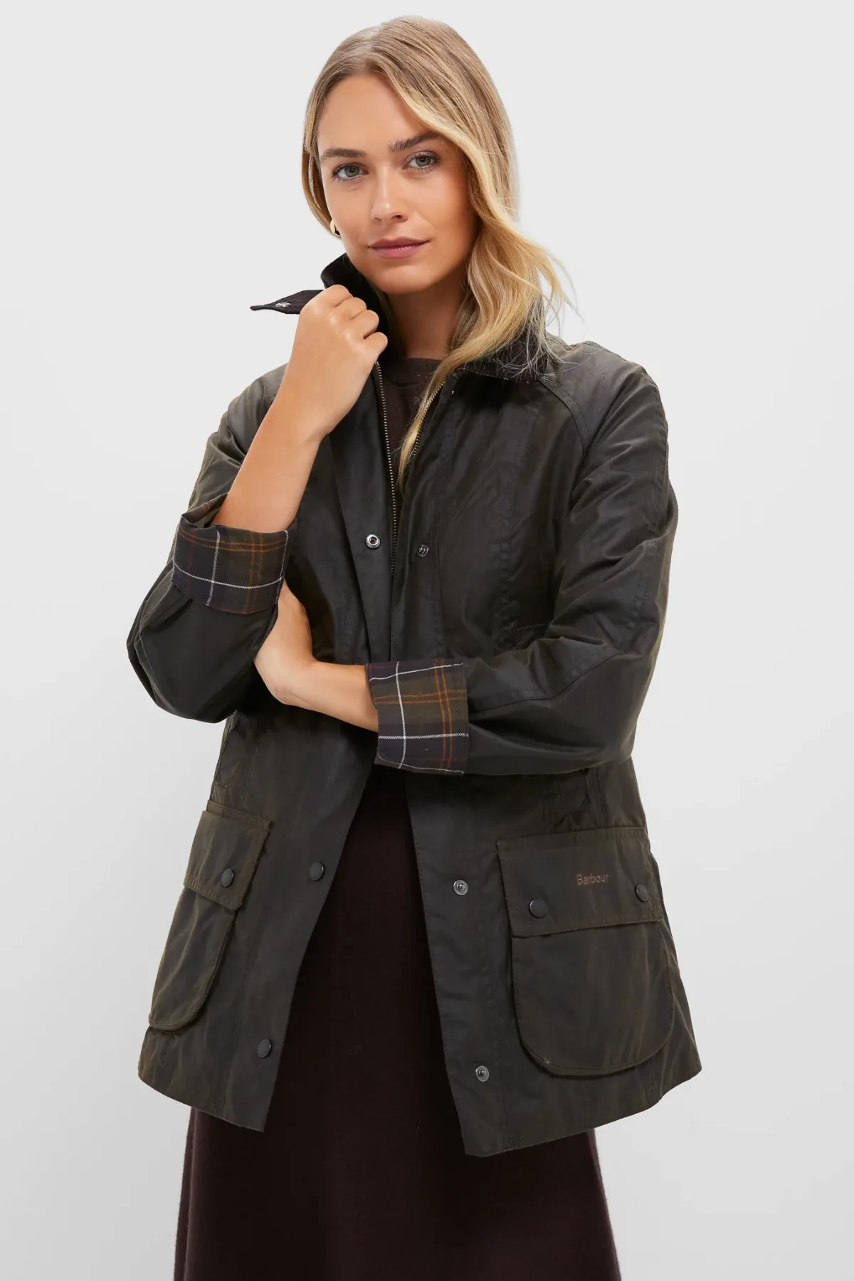 Classic Olive Beadnell Wax Jacket by Barbour