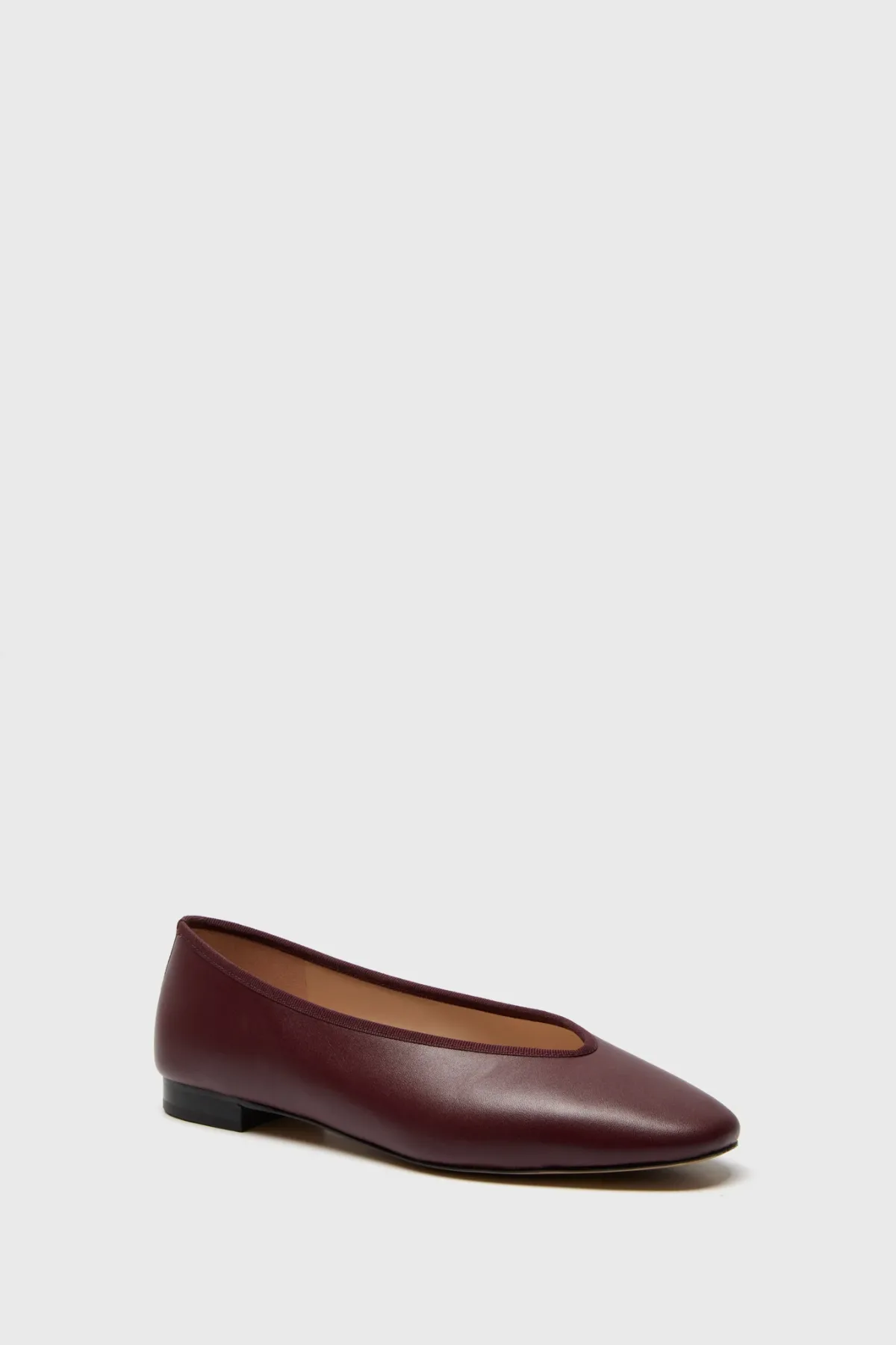 Oxblood Leather Nina Flats by Tuckernuck Shoes
