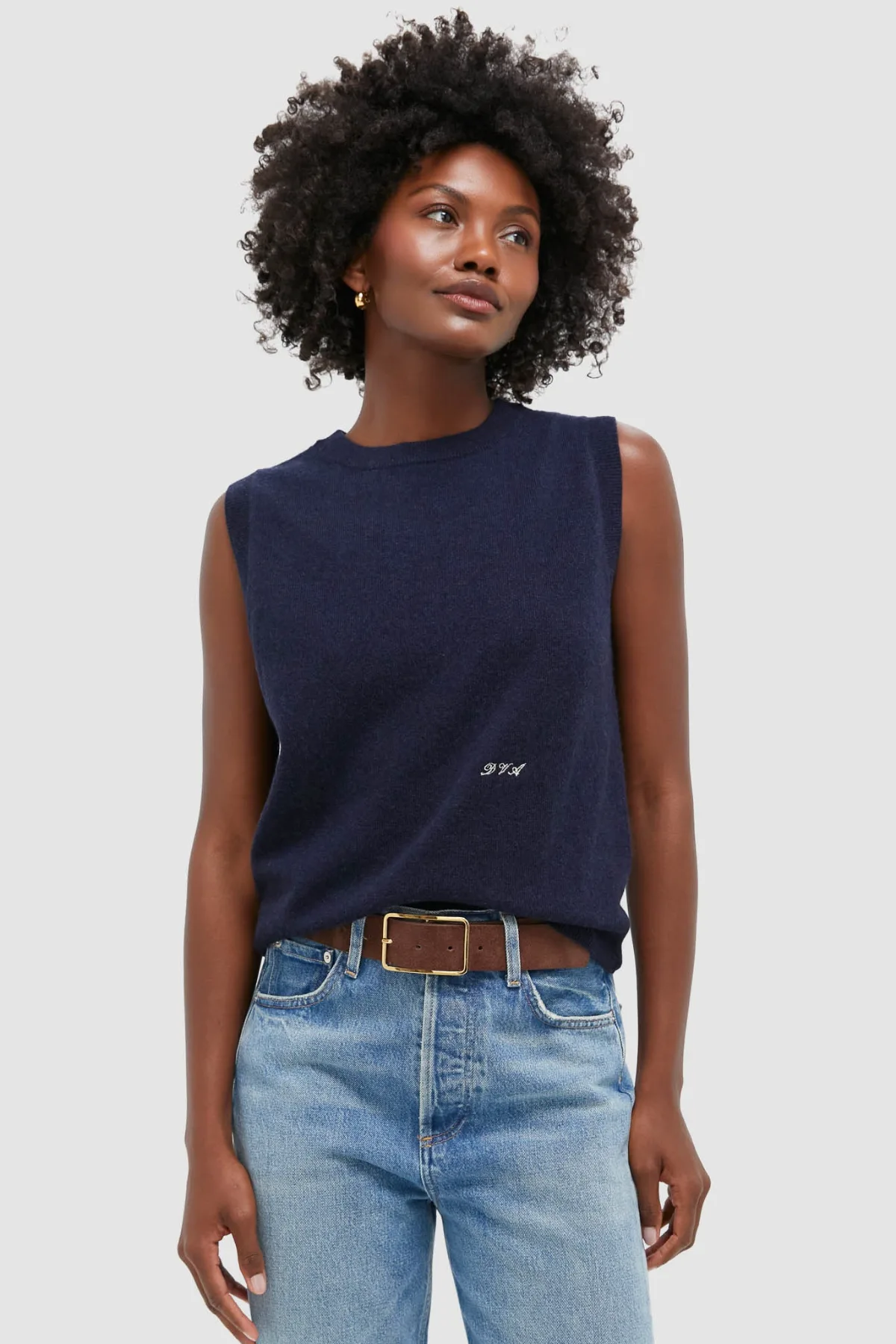 Navy Cashmere Shell by Tuckernuck