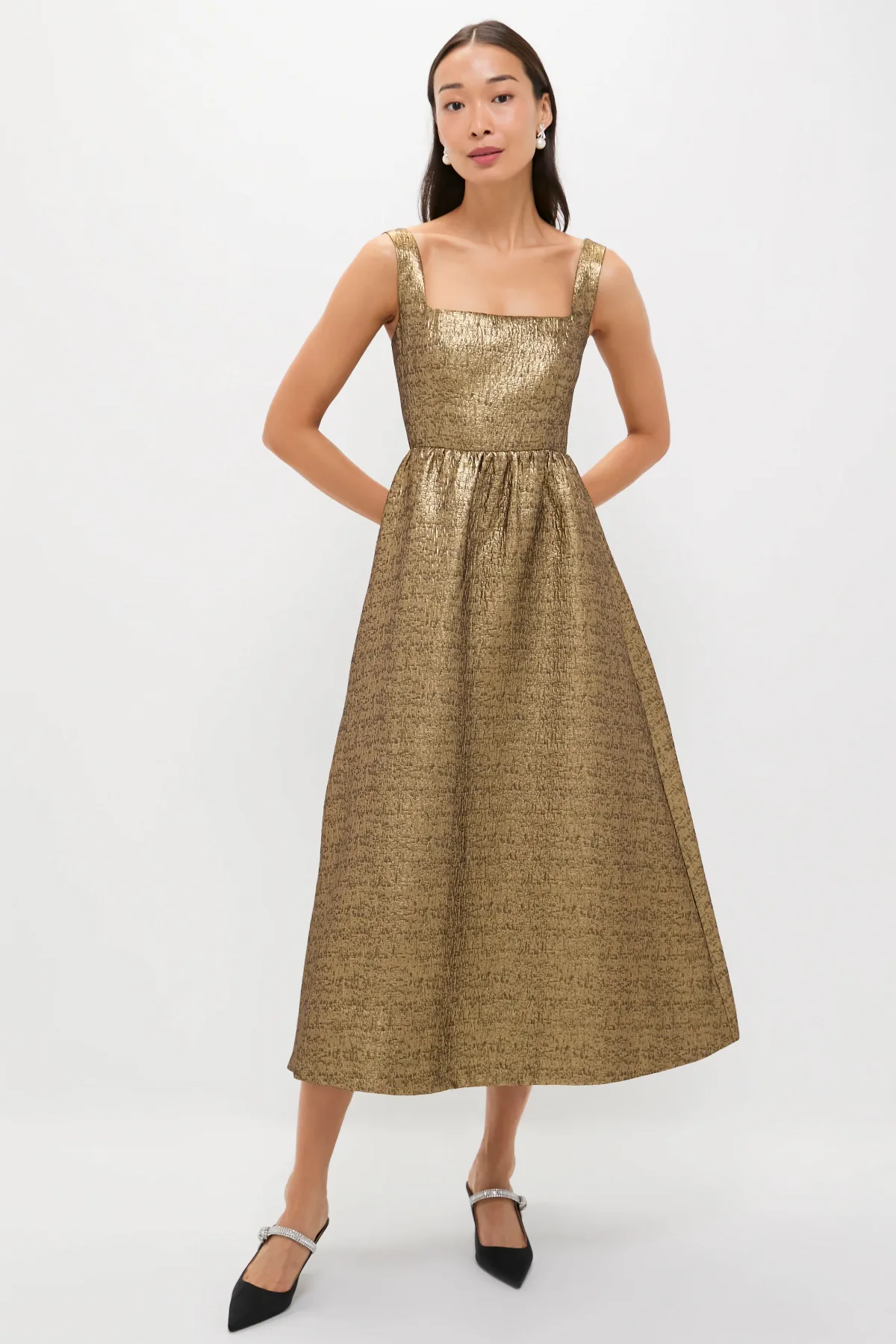Textured Jacquard Esme Dress by Tuckernuck