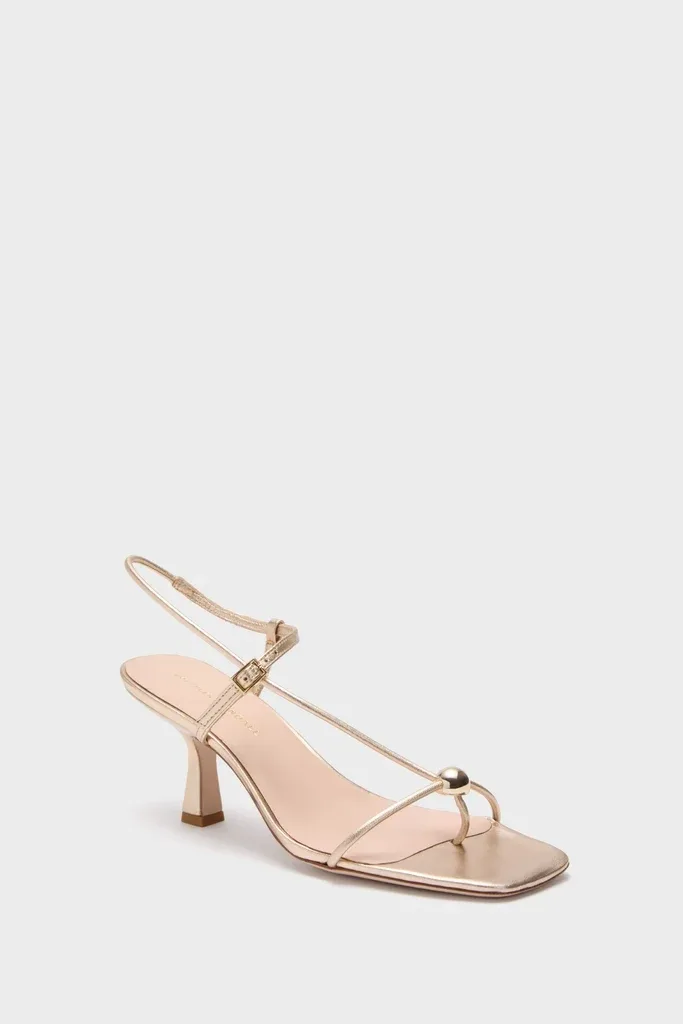 Metallic Triana Heels by Loeffler Randall