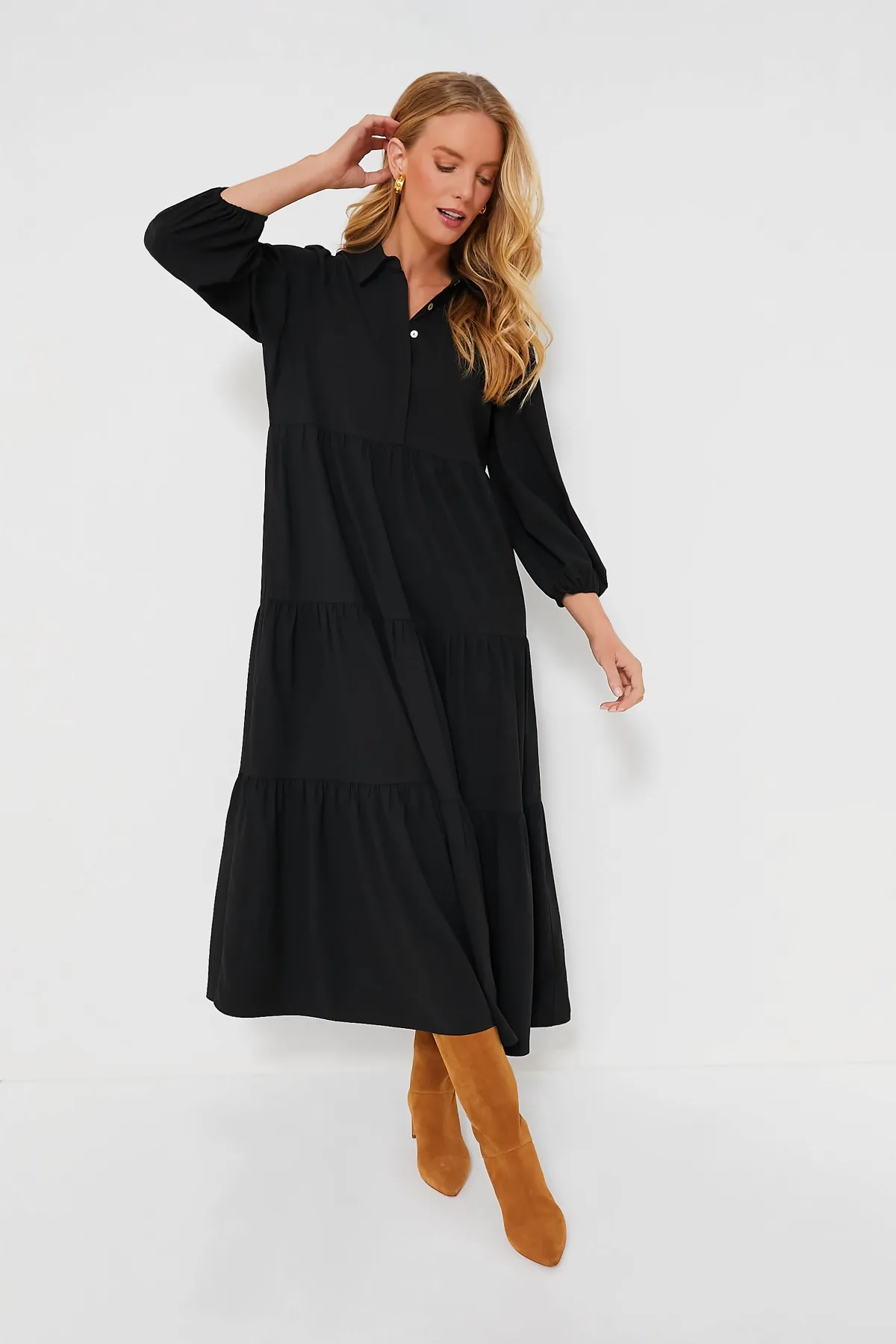 Crepe Mabel Maxi Dress by Pomander Place