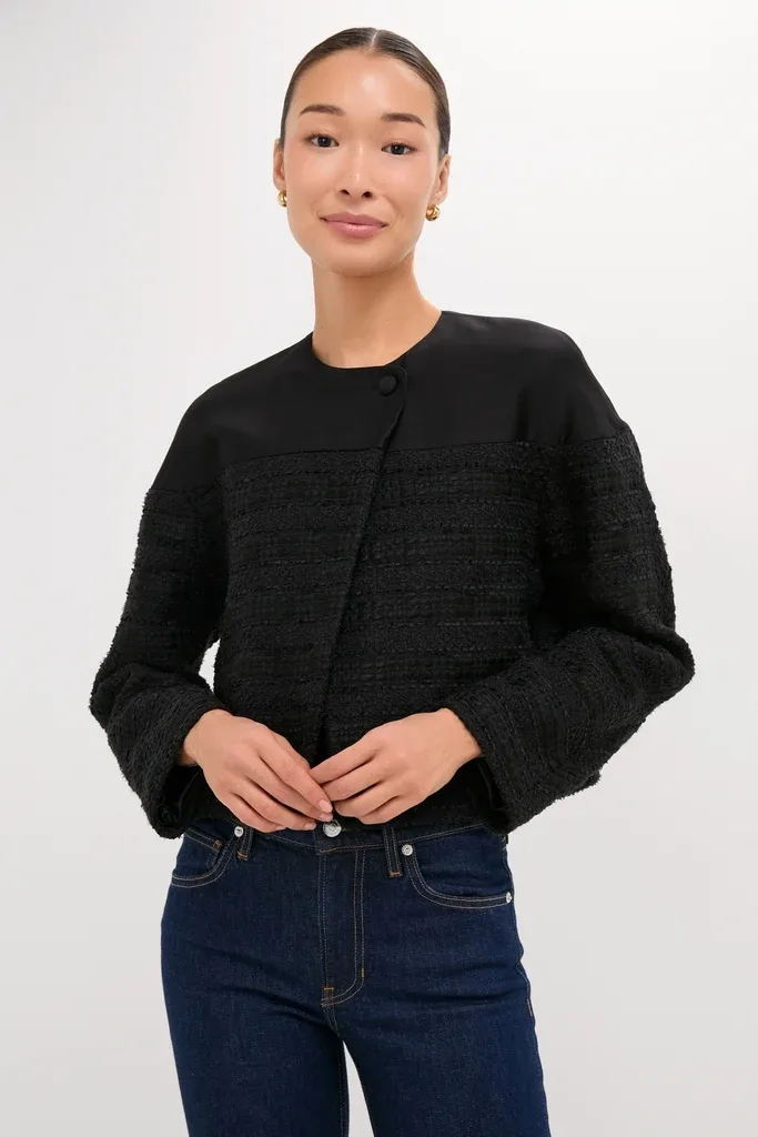 Black Dylan Jacket by STAUD