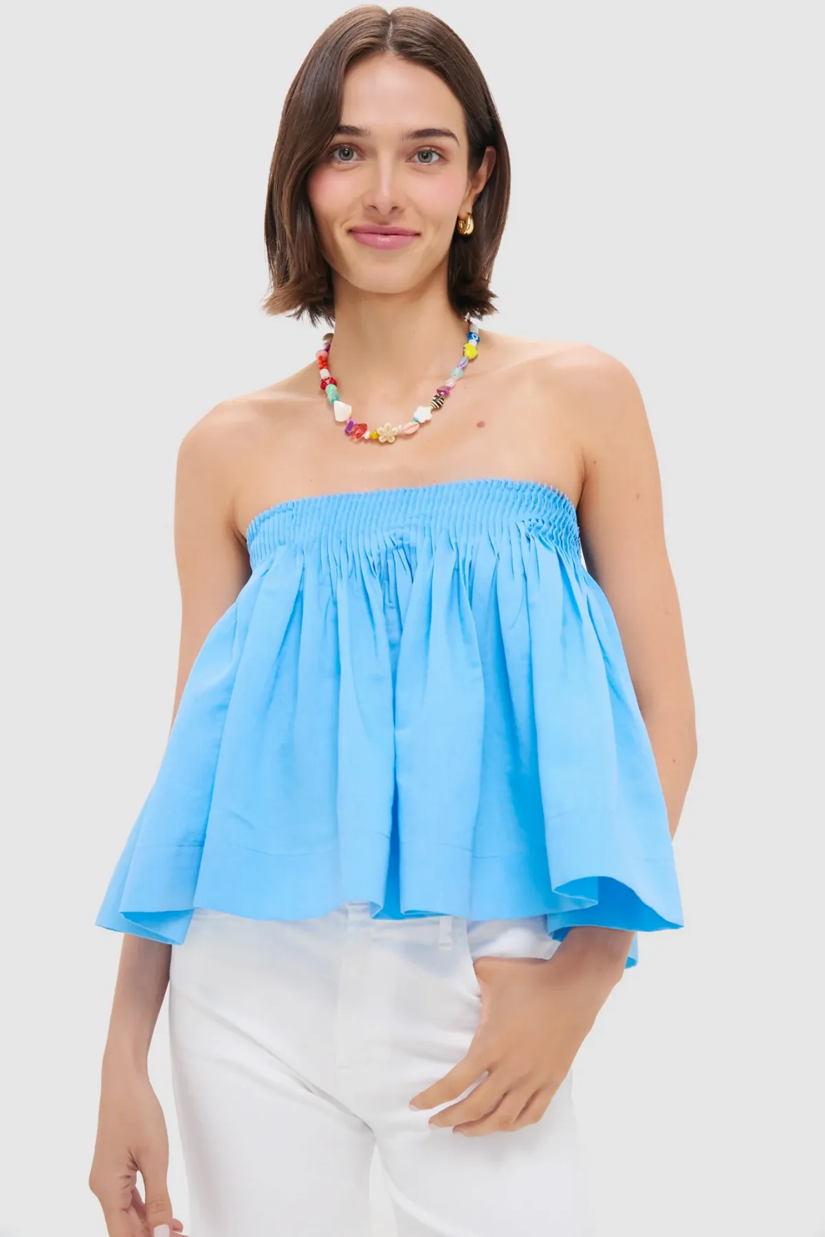 Shirred Shirley Blouse by Hyacinth House