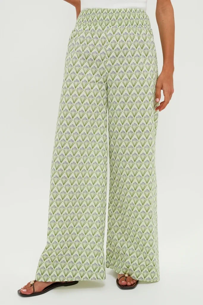 Trellis Floral Addy Pants by Hyacinth House