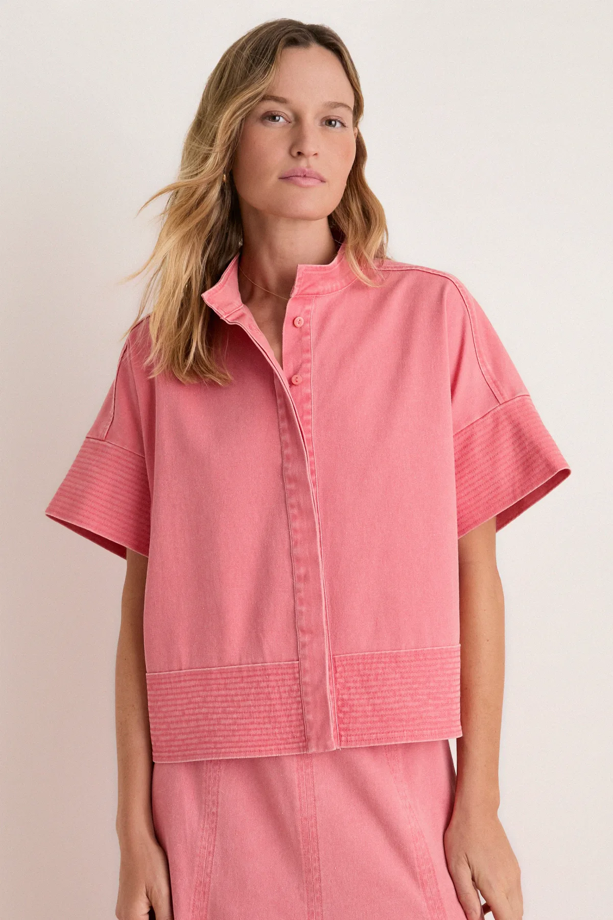 Nantucket Reds Stretch Twill Sofia Stitch Shirt by Tuckernuck x Nantucket Reds